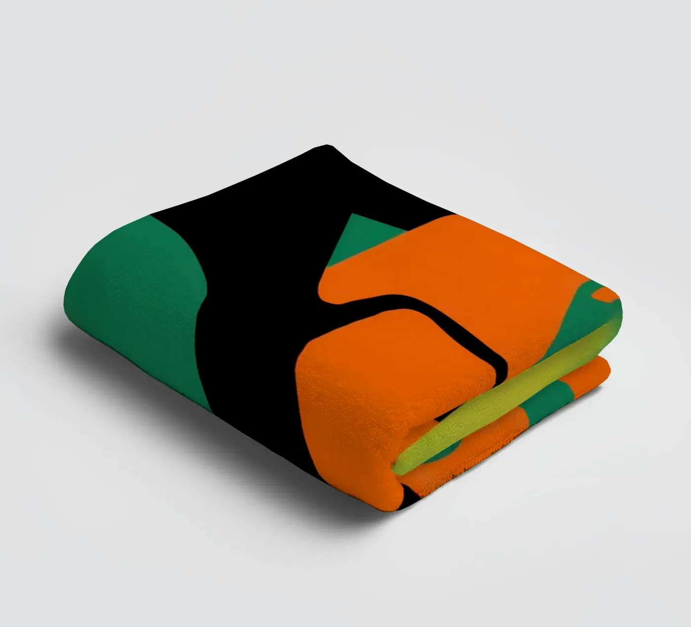 Bold Shape Abstract towel by Obs Canvas