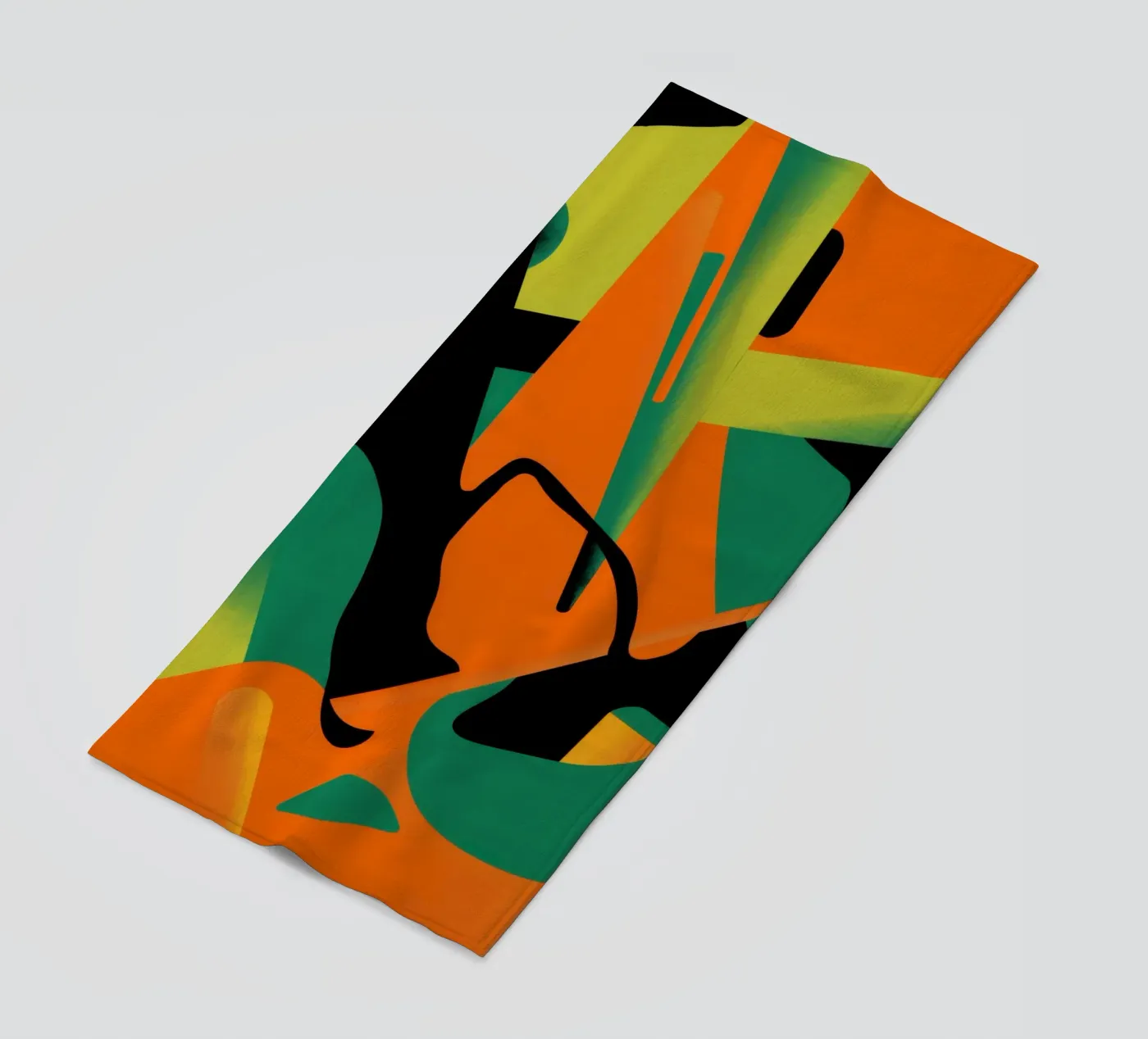 Bold Shape Abstract telo mare da Obs Canvas