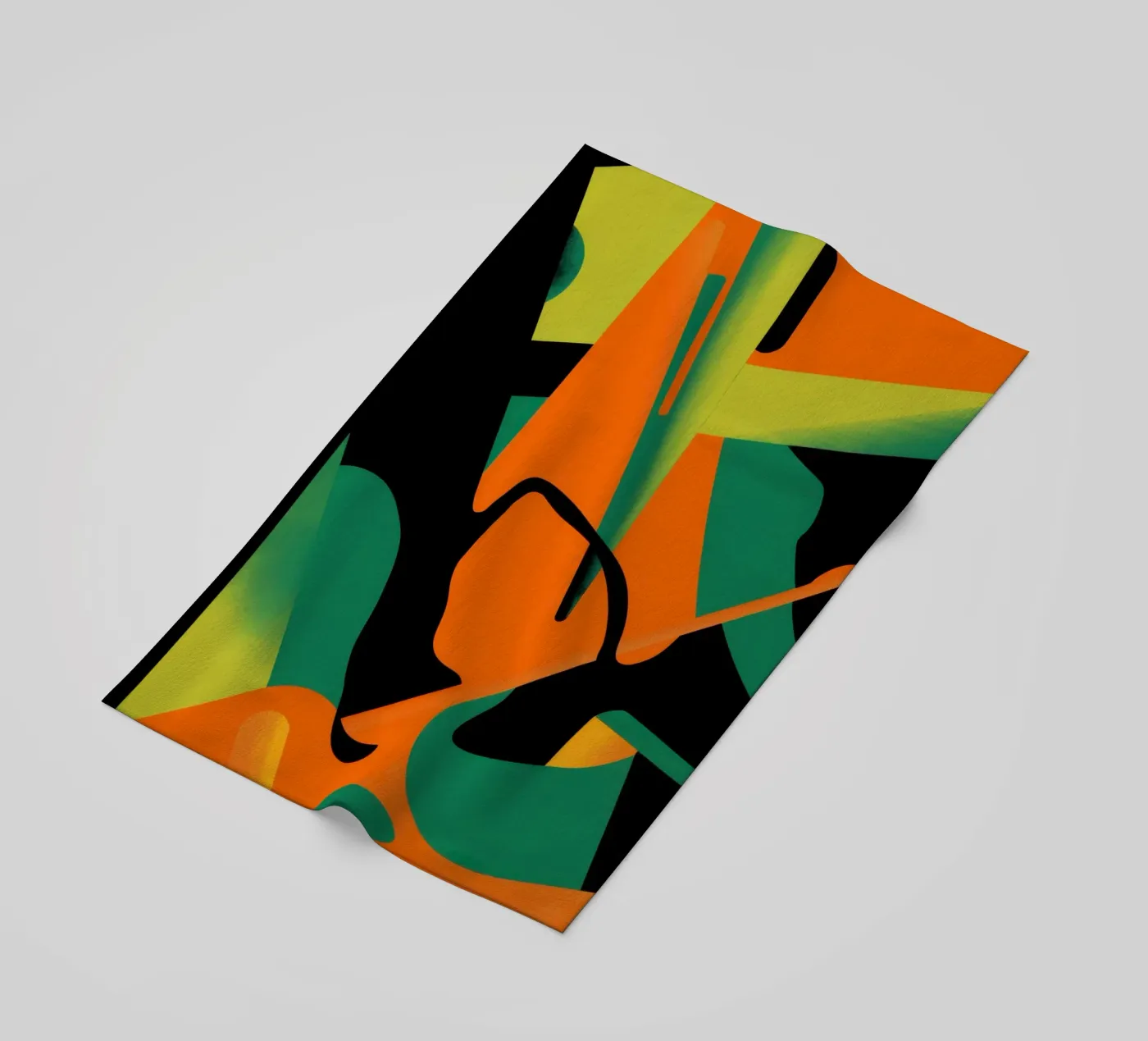 Bold Shape Abstrakt Strandtuch von Obs Canvas