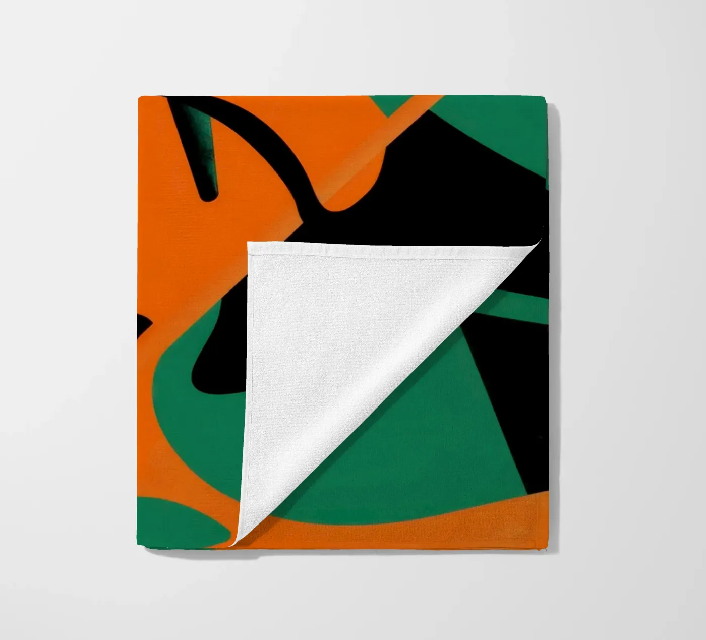 Bold Shape Abstrakt Strandtuch von Obs Canvas
