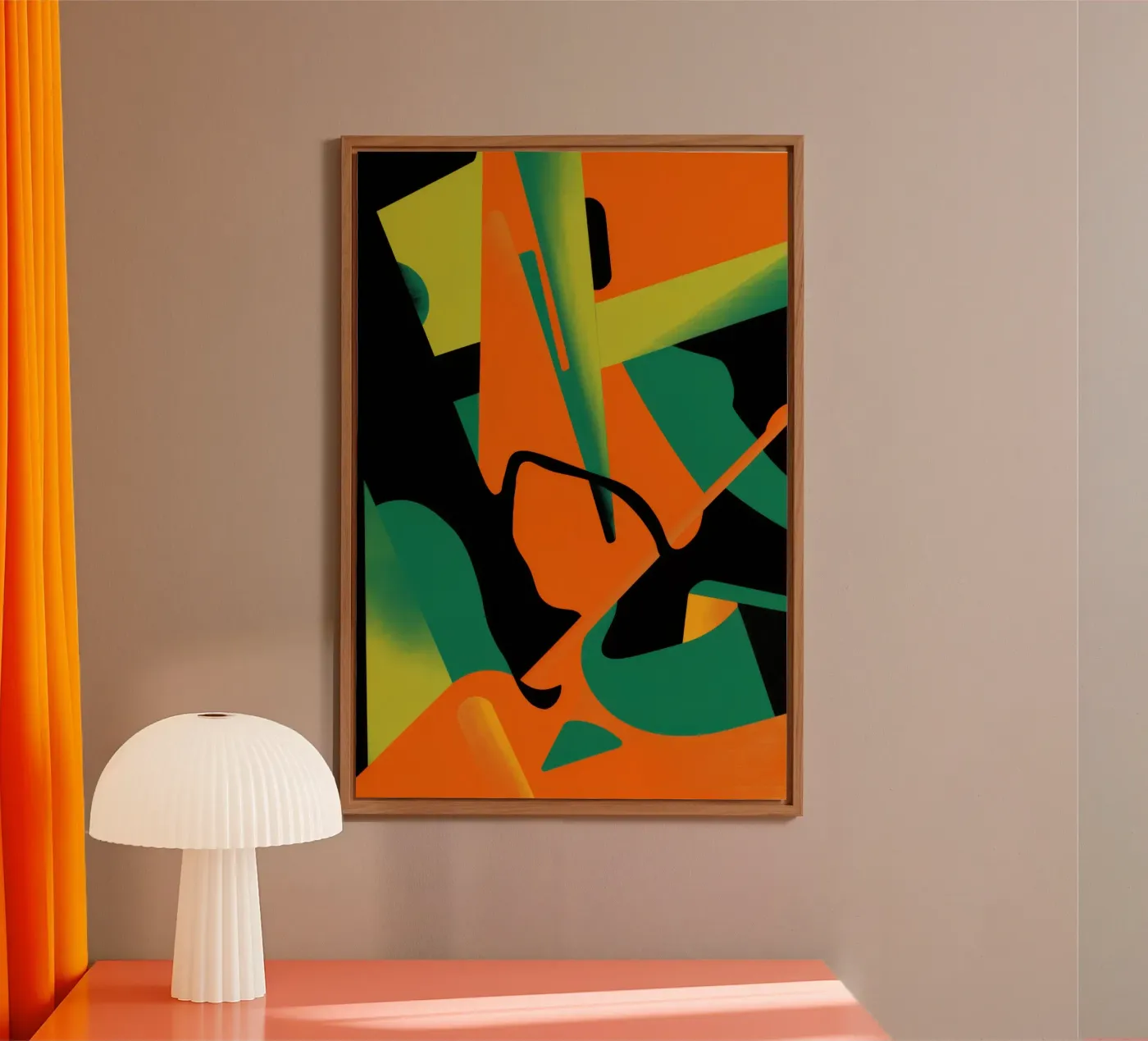 Bold Shape Abstract forex plate by Obs Canvas