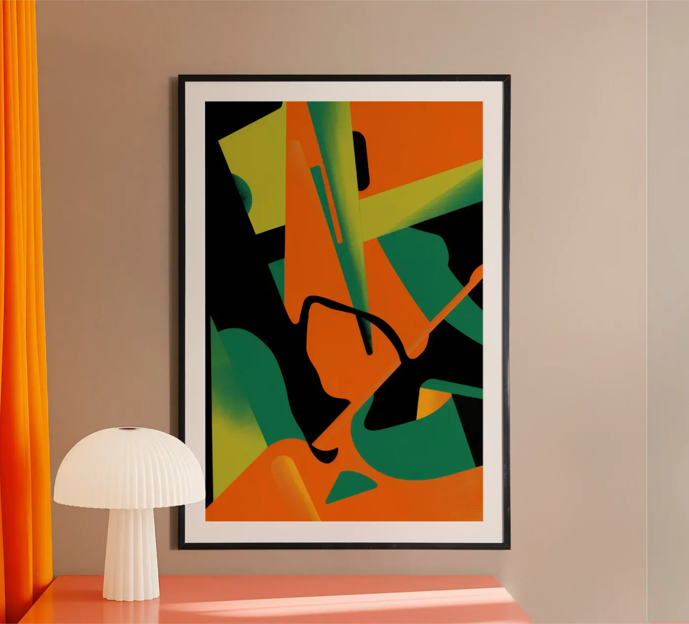 Bold Shape Abstract poster by Obs Canvas