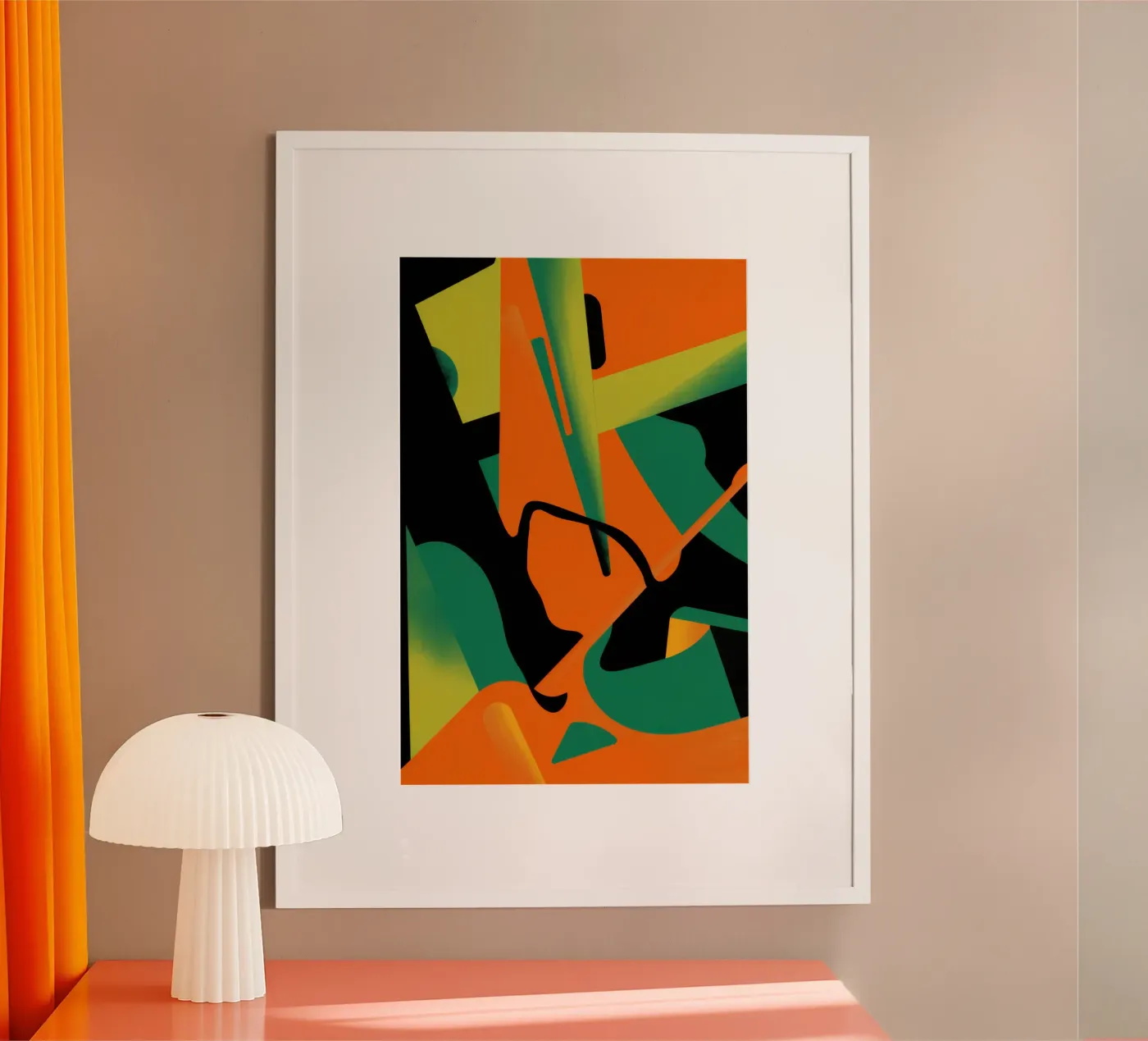 Bold Shape Abstract poster by Obs Canvas