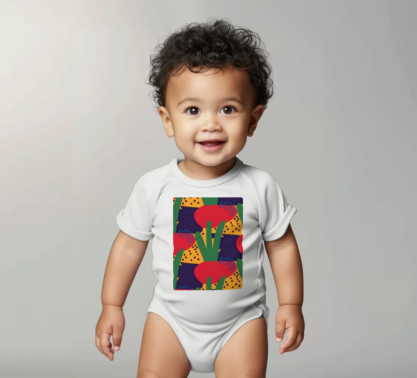 Motif de la bête rouge body bébé de Thistle Bloom