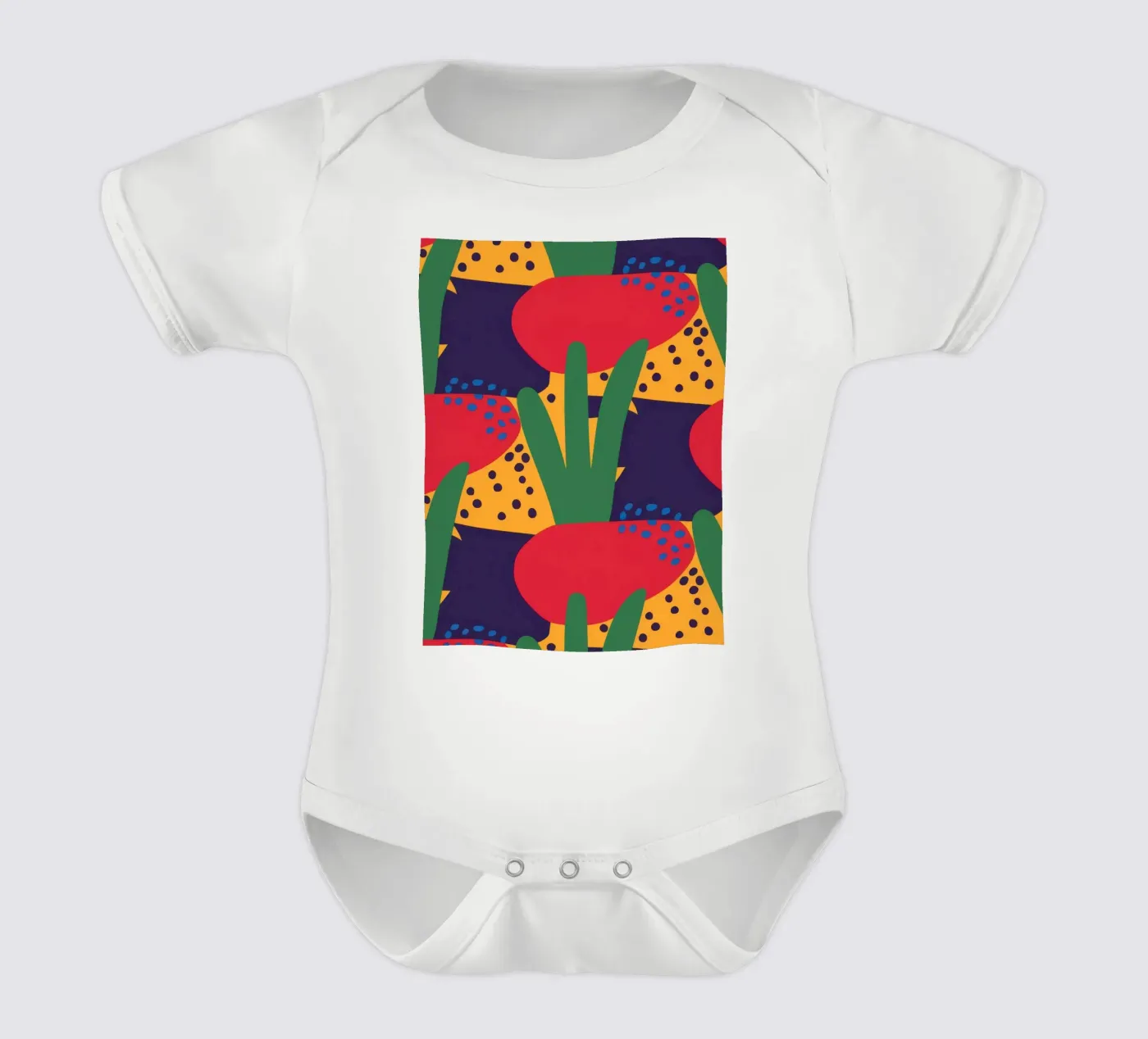 Motif de la bête rouge body bébé de Thistle Bloom