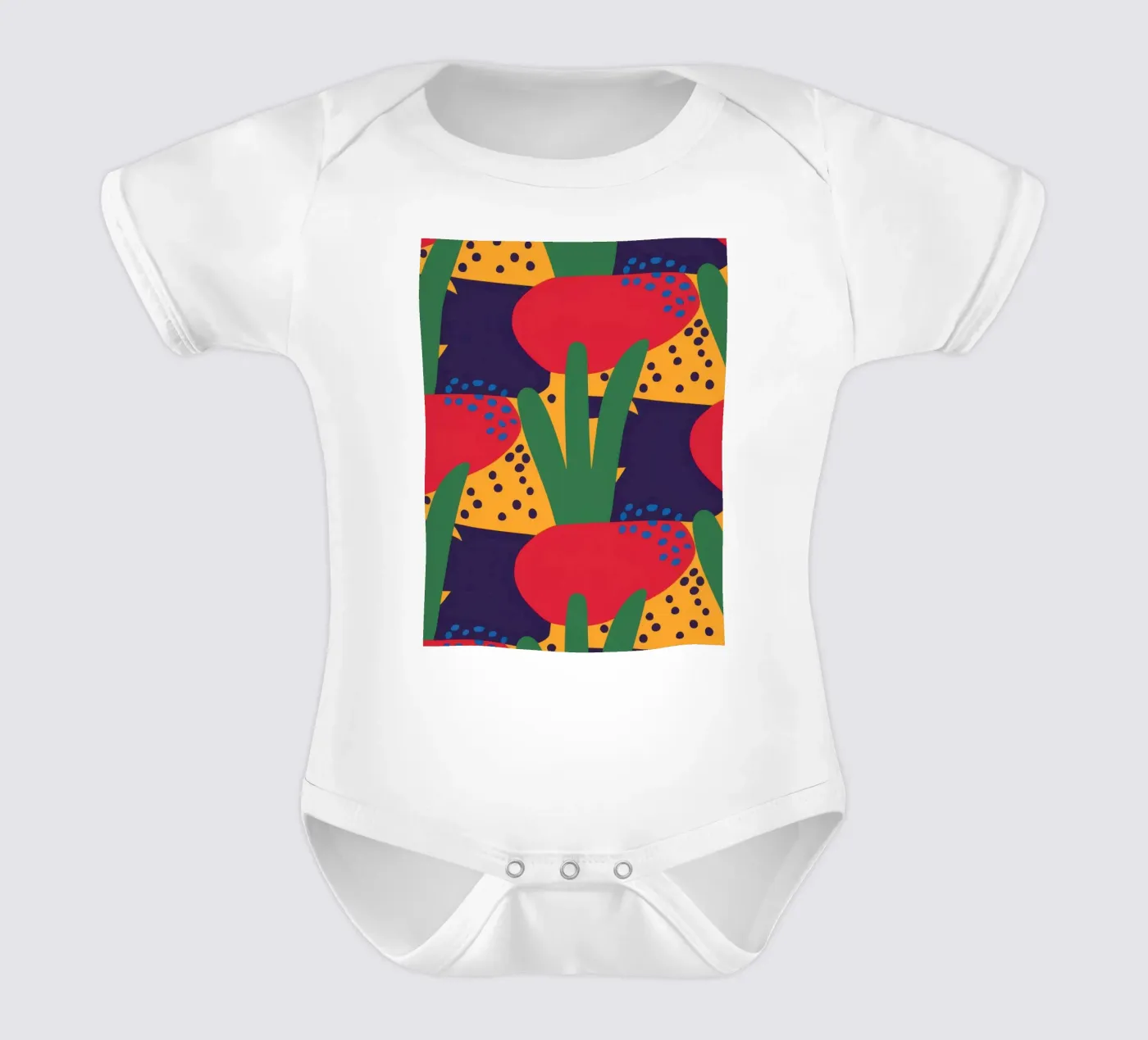 Motif de la bête rouge body bébé de Thistle Bloom