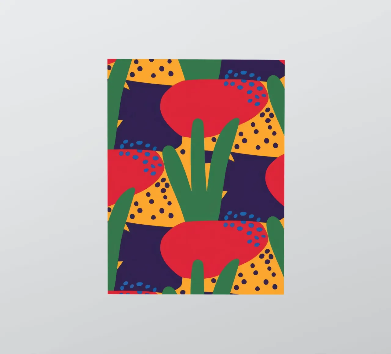 Red Beast Pattern sticker by Thistle Bloom