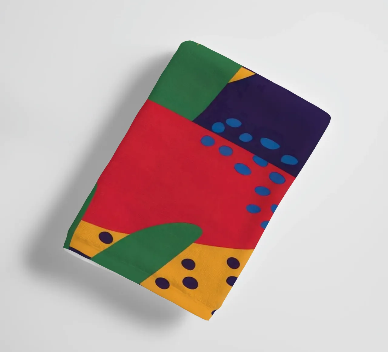 Red Beast Pattern towel by Thistle Bloom