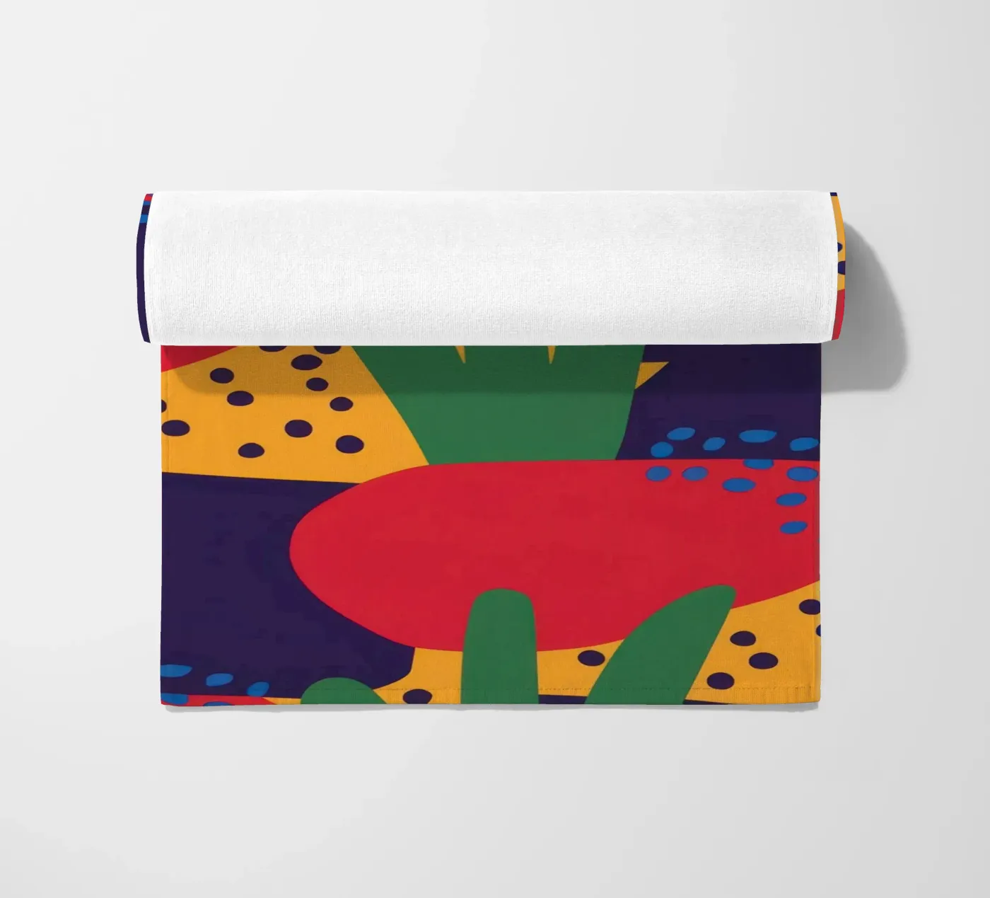 Rood Beest Patroon strandhanddoek van Thistle Bloom