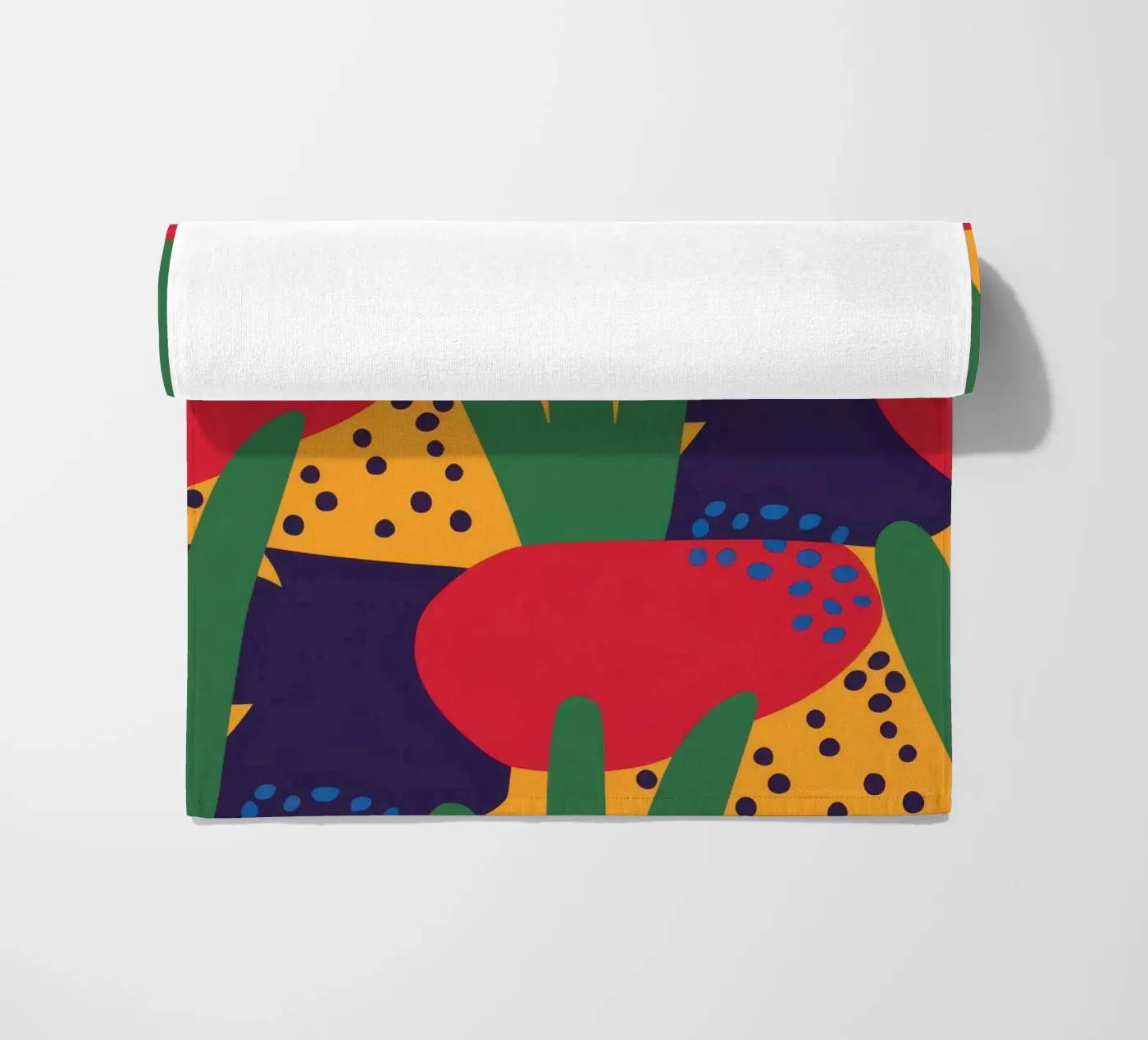 Rood Beest Patroon strandhanddoek van Thistle Bloom