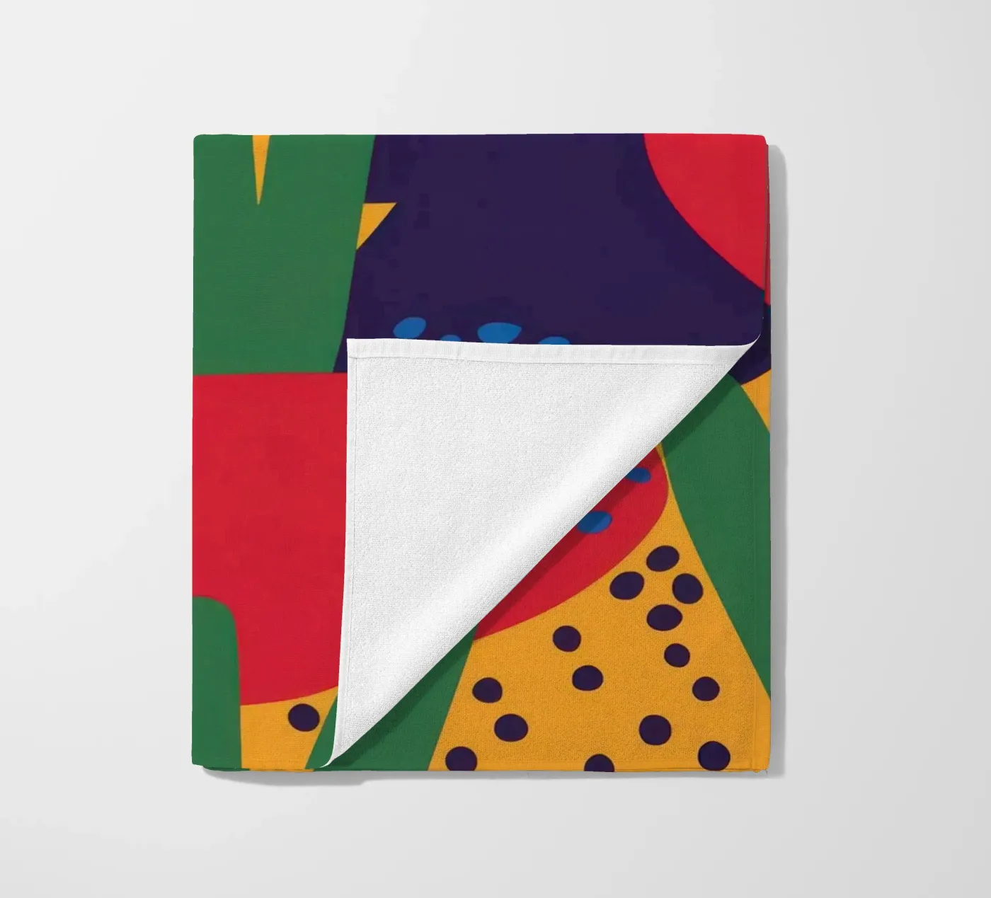 Rood Beest Patroon strandhanddoek van Thistle Bloom