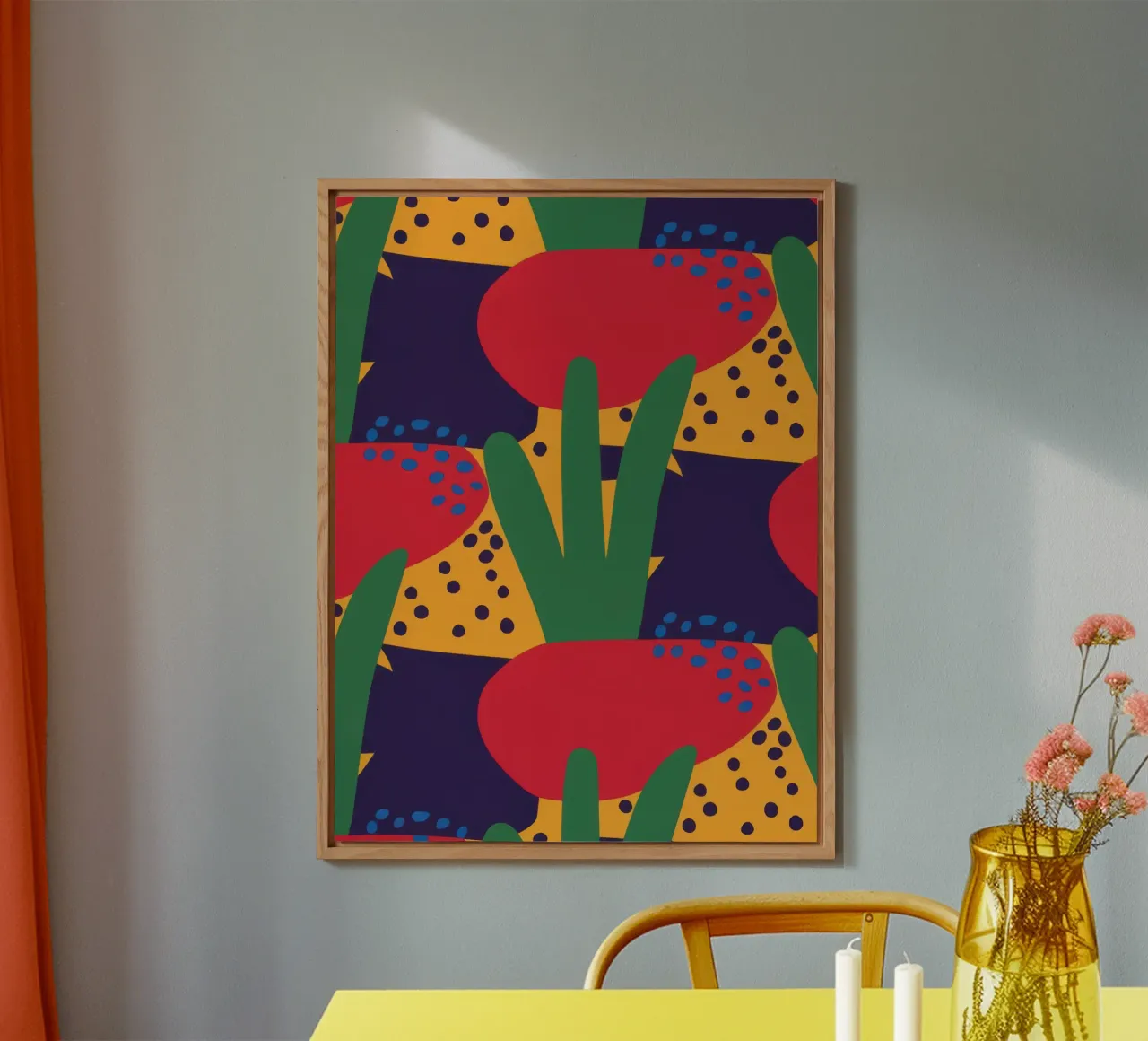 Red Beast Pattern forex plate by Thistle Bloom