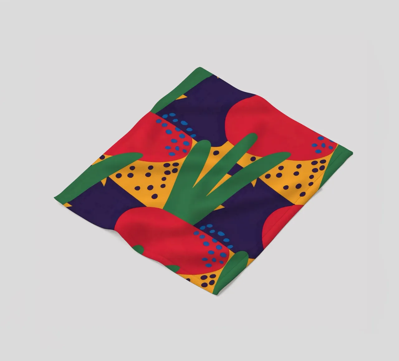 Red Beast Pattern fleecedeken van Thistle Bloom