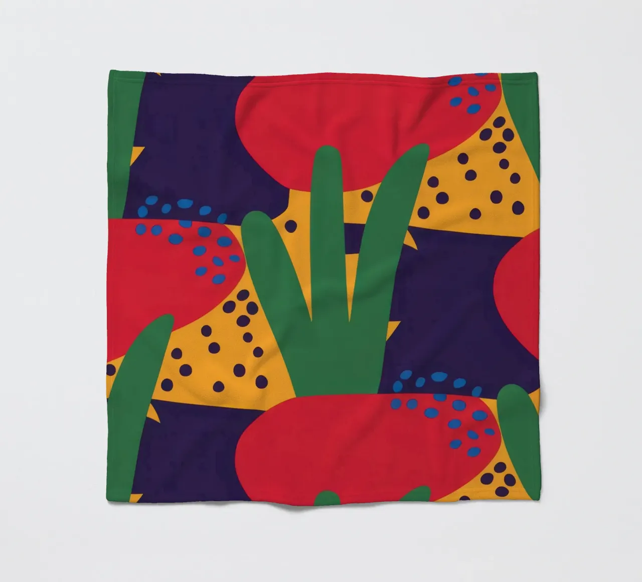 Red Beast Pattern fleecedeken van Thistle Bloom