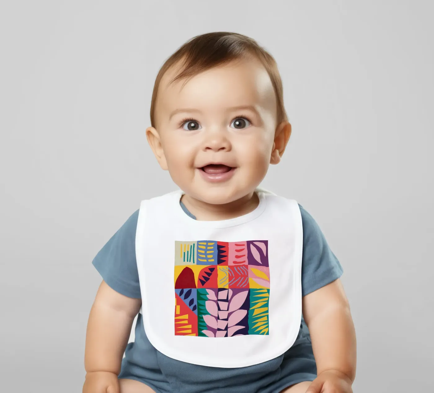 Patchwork Pattern Grid bavaglino da Obs Canvas