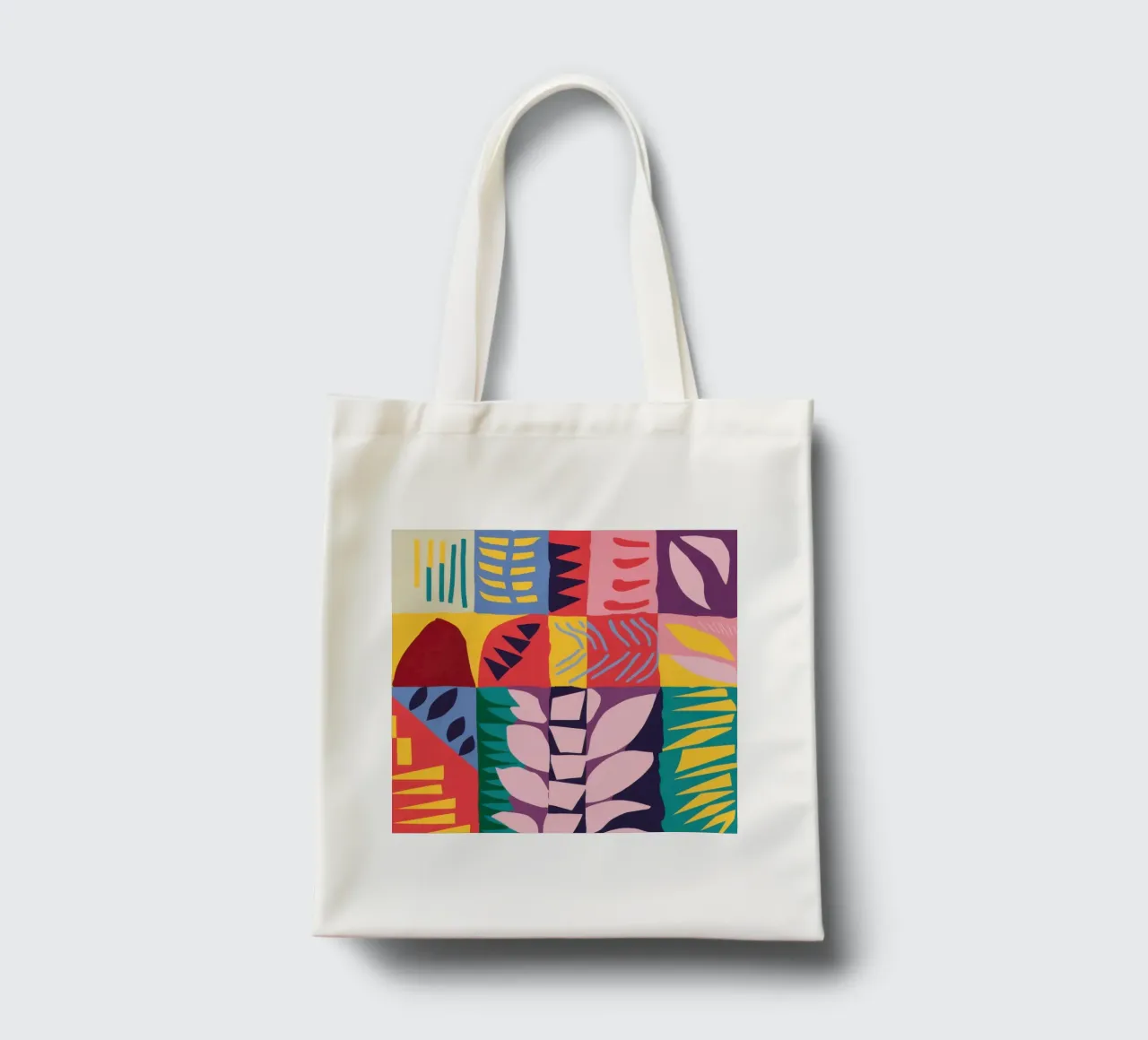 Griglia per motivi patchwork borsa in juta da Obs Canvas