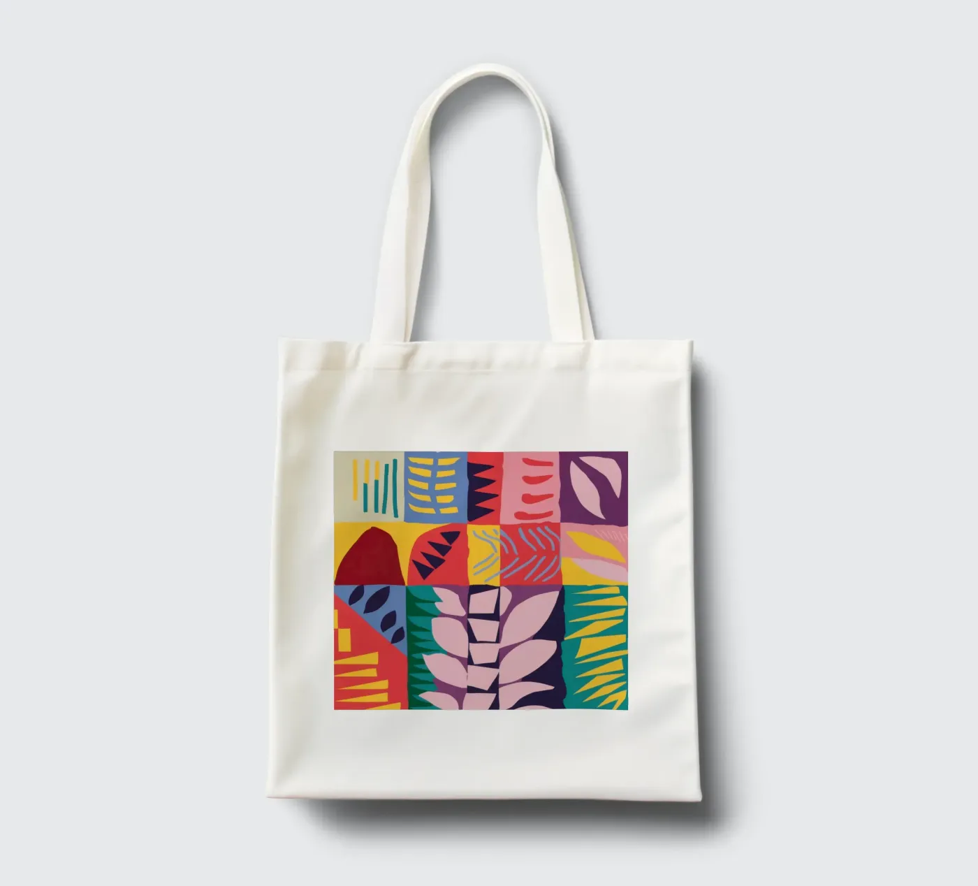 Griglia per motivi patchwork borsa in juta da Obs Canvas
