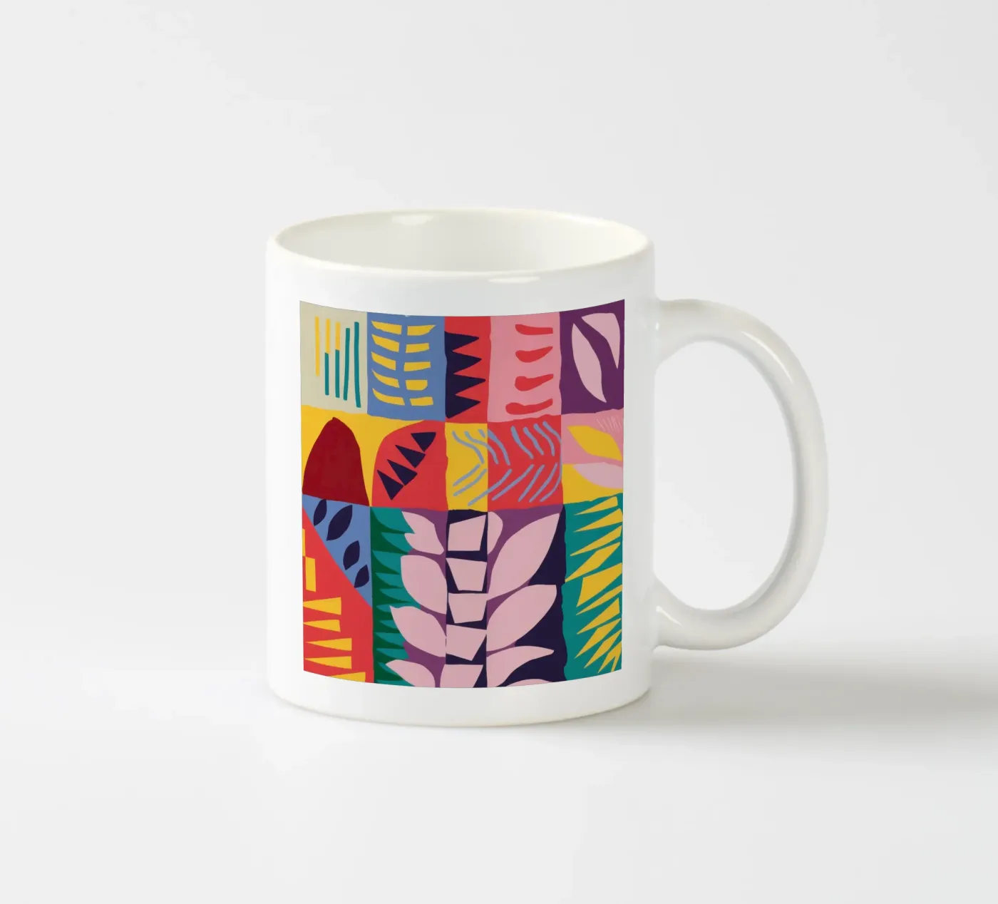 Griglia per motivi patchwork tazza in ceramica da Obs Canvas