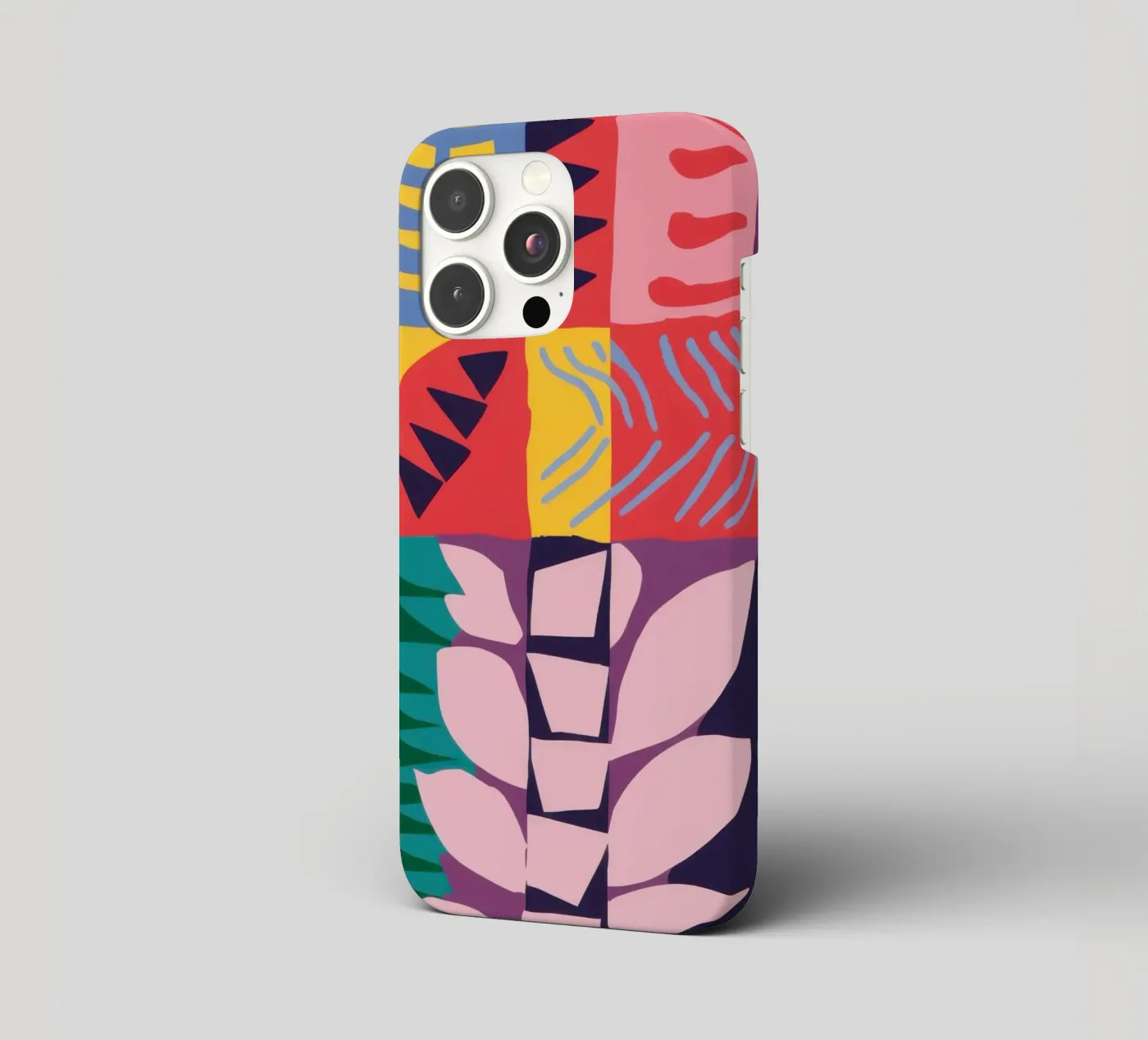 Patroonraster iphone hoesje van Obs Canvas