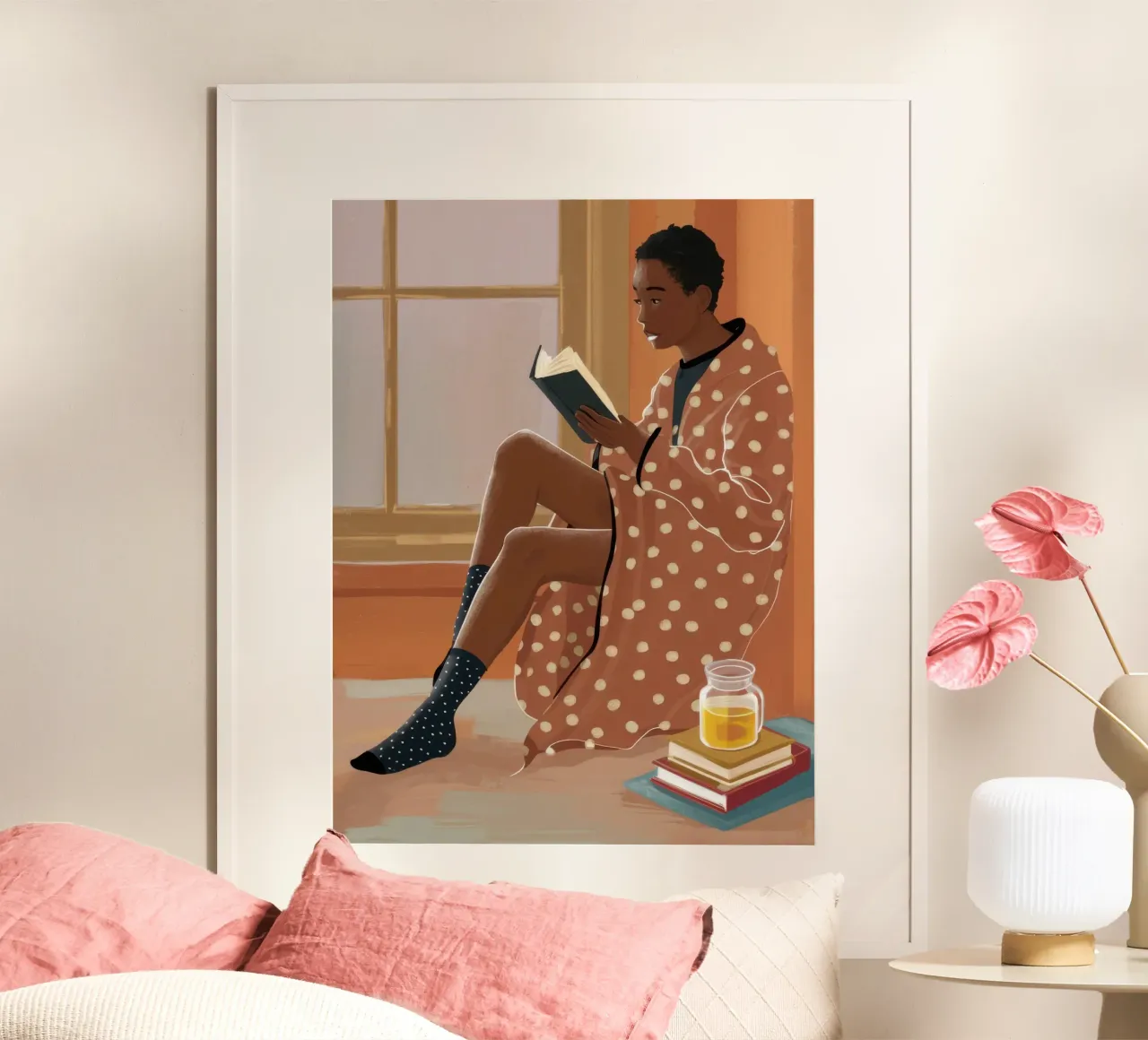 Window Reading Sanctuary poster by Frosh Pallete