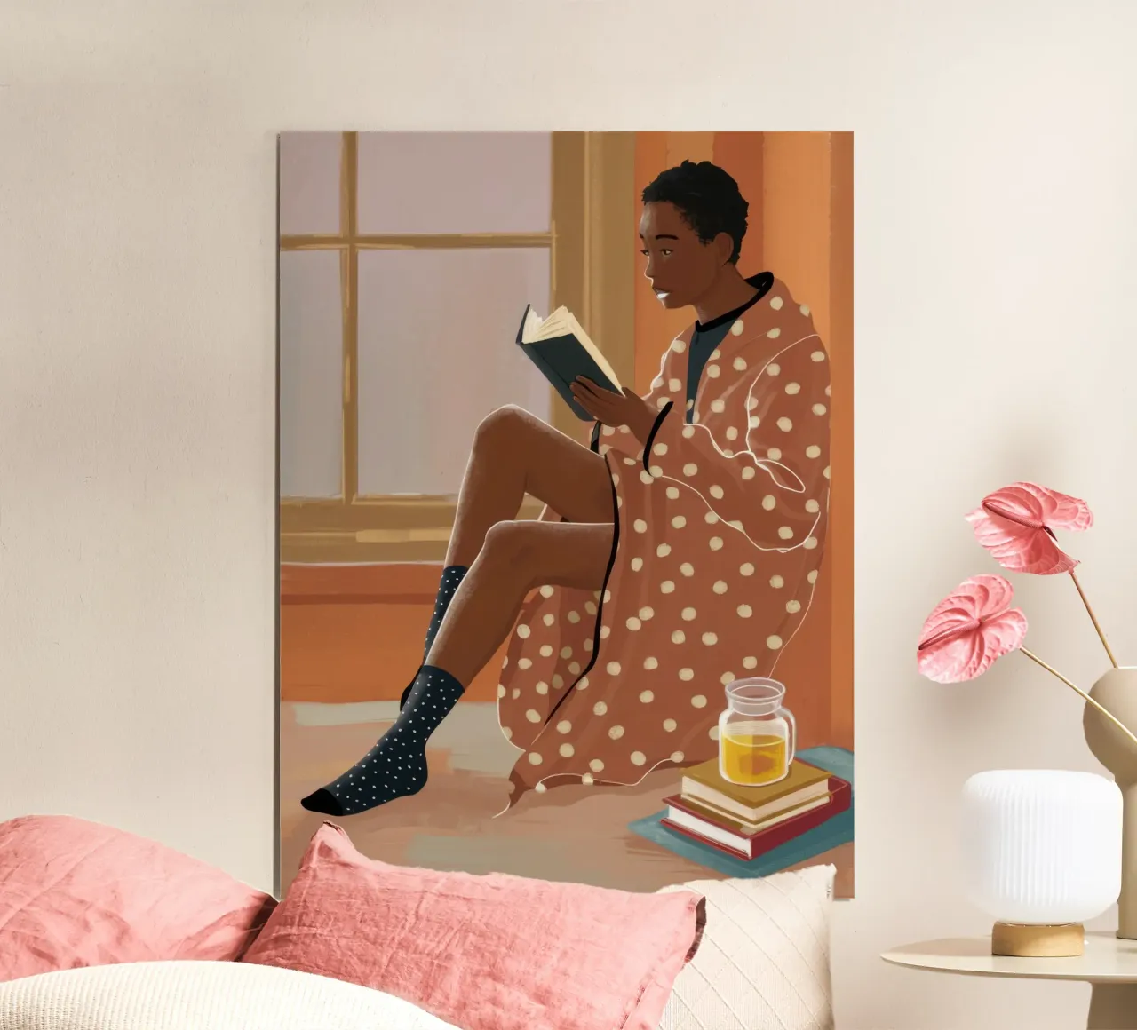 Window Reading Sanctuary poster by Frosh Pallete