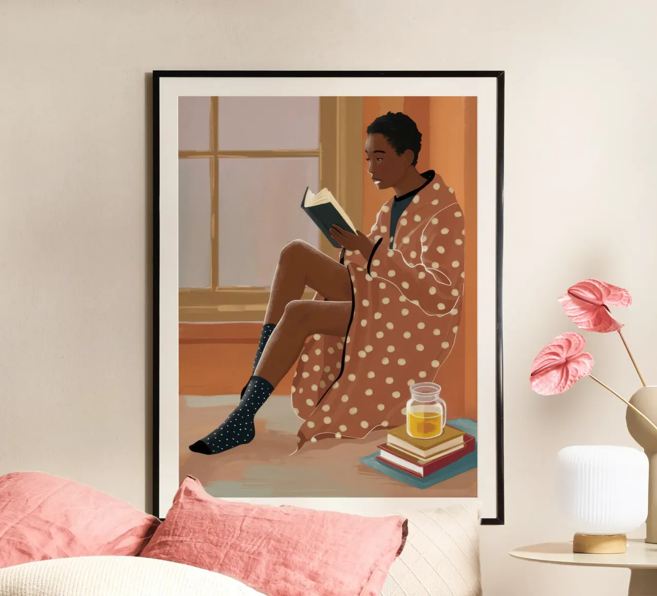 Window Reading Sanctuary poster by Frosh Pallete