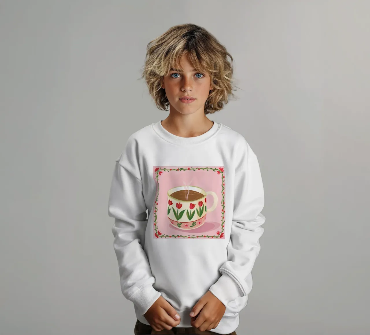 Caffè Tulipano Amore felpa bambino da Frosh Pallete