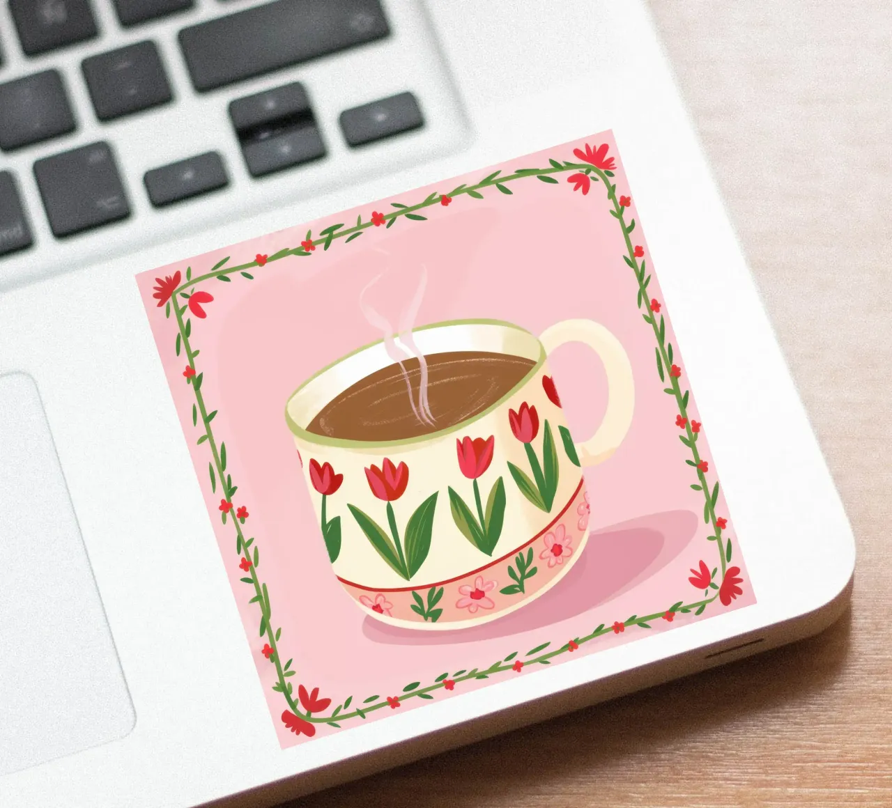 Caffè Tulipano Amore adesivo da Frosh Pallete