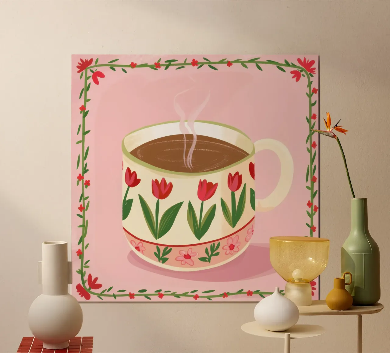 Caffè Tulipano Amore poster da Frosh Pallete