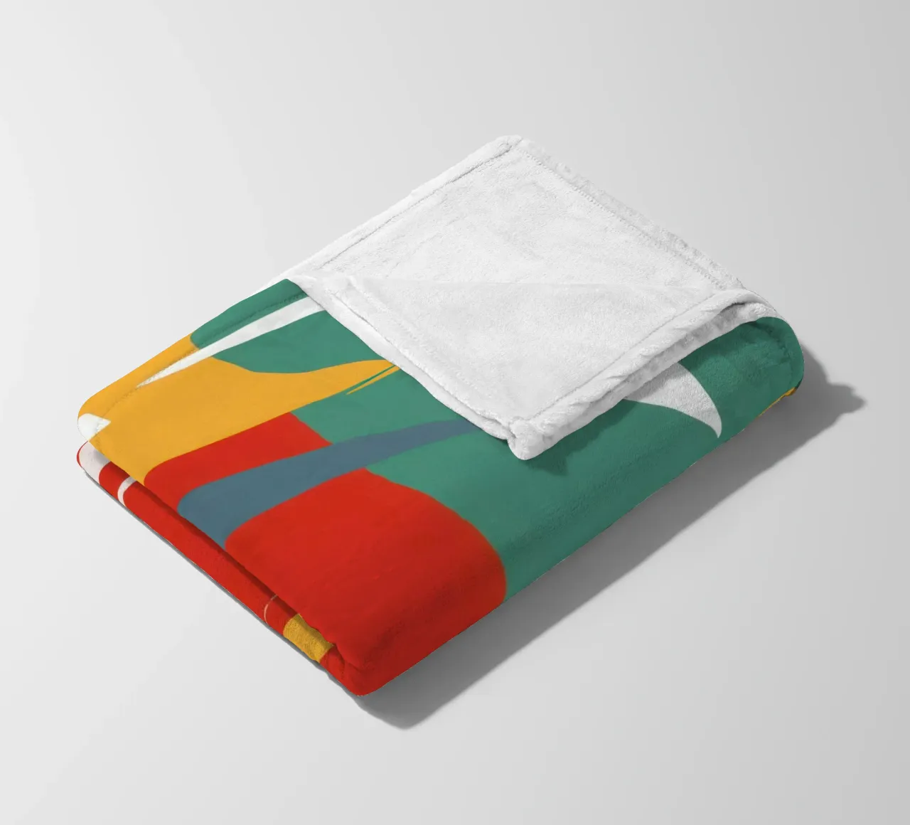 Celestial Checkerboard Abstract fleece blanket by Lunar Valentina