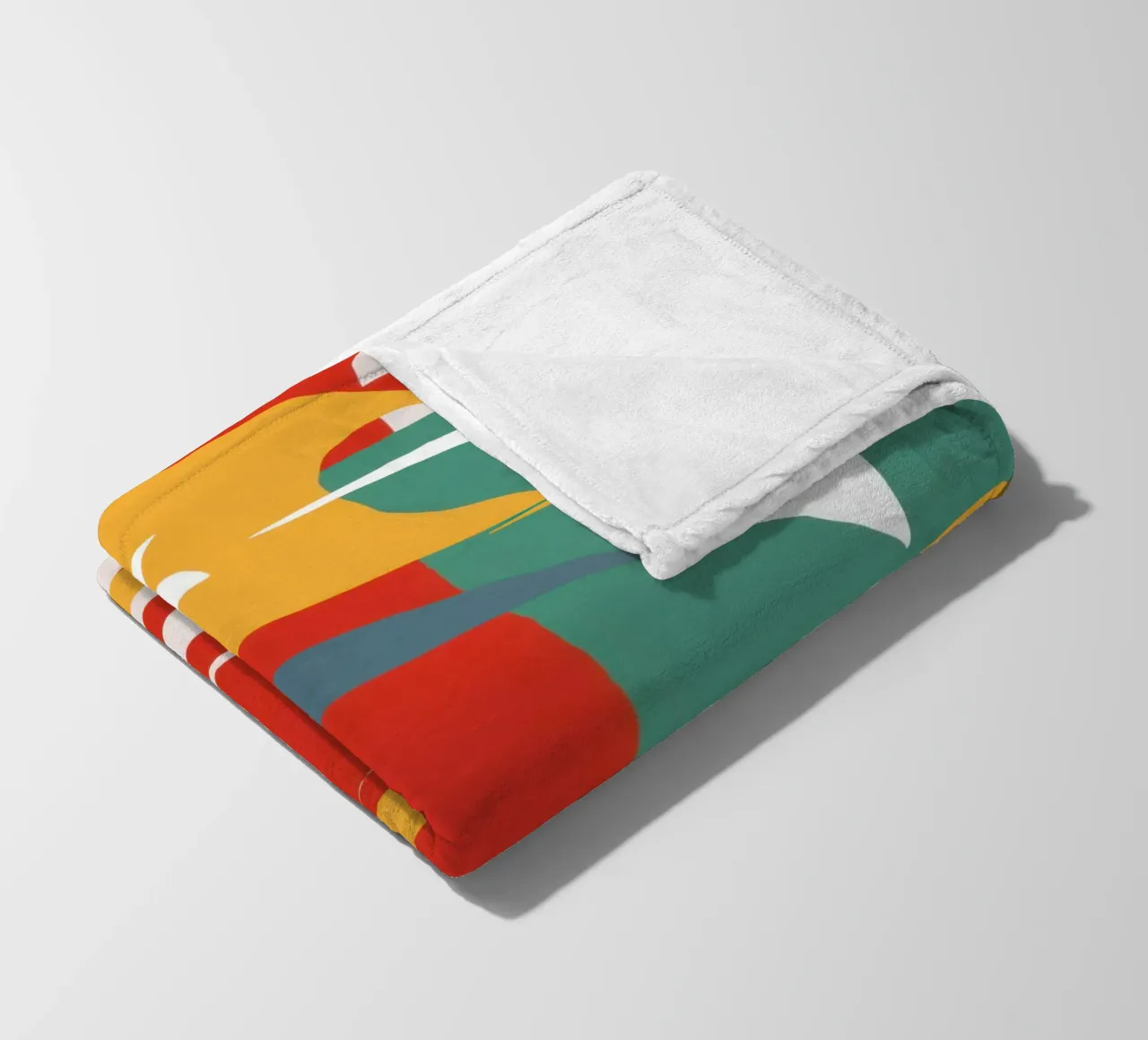 Celestial Checkerboard Abstract fleece blanket by Lunar Valentina