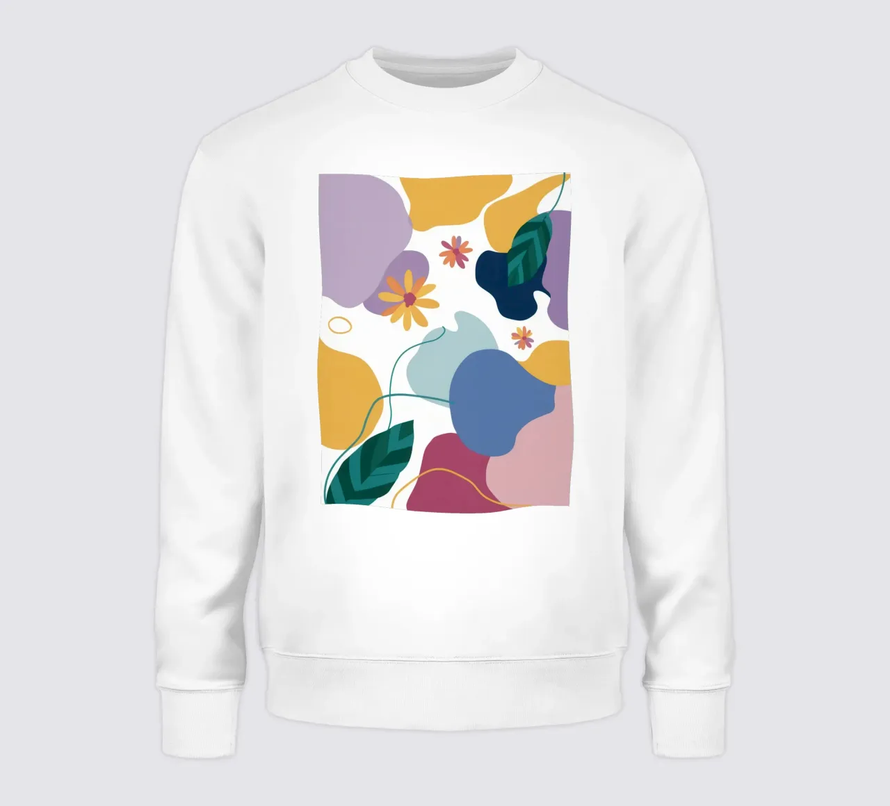 Suave flujo abstracto sudadera de Obs Canvas