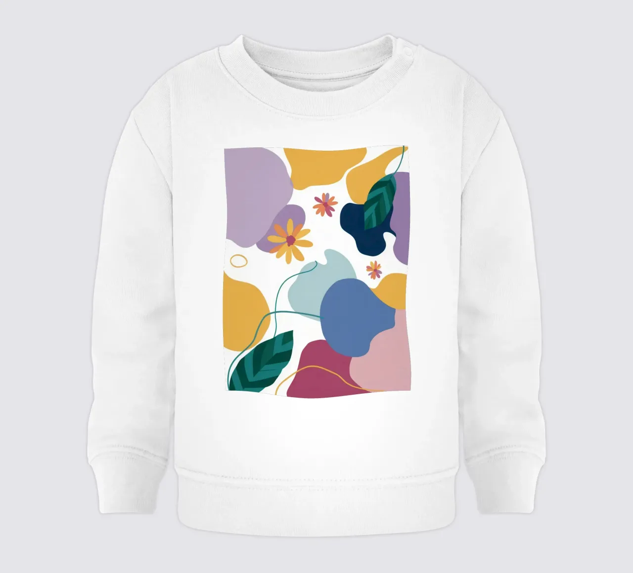 Suave flujo abstracto sudadera de bebé de Obs Canvas