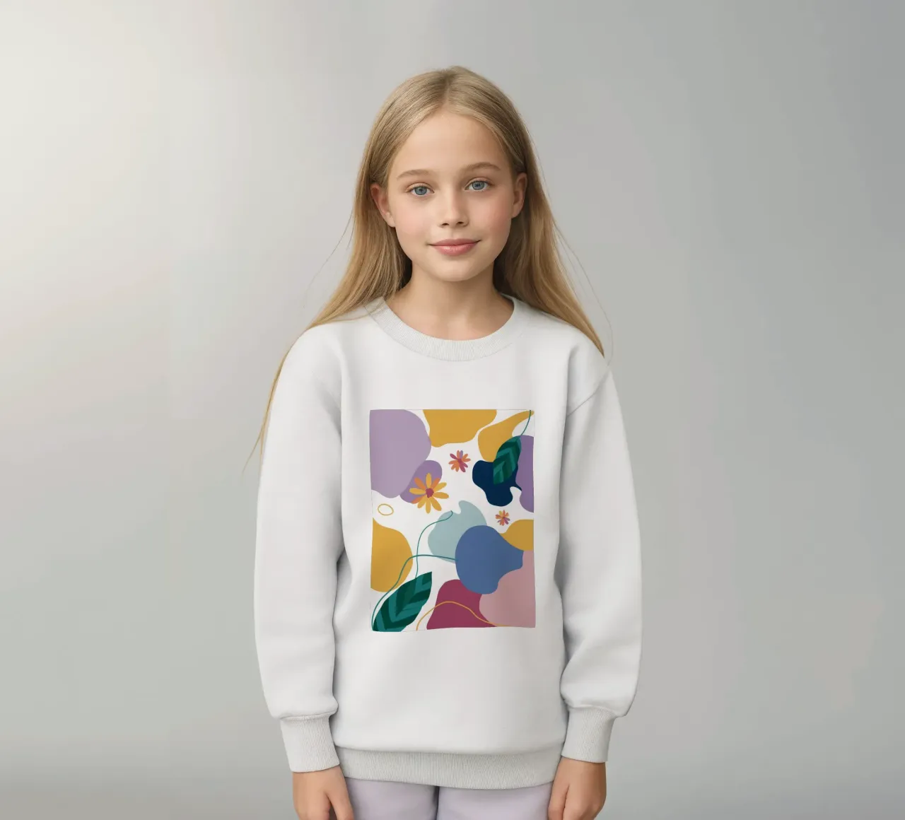 Suave flujo abstracto sudadera para niño de Obs Canvas