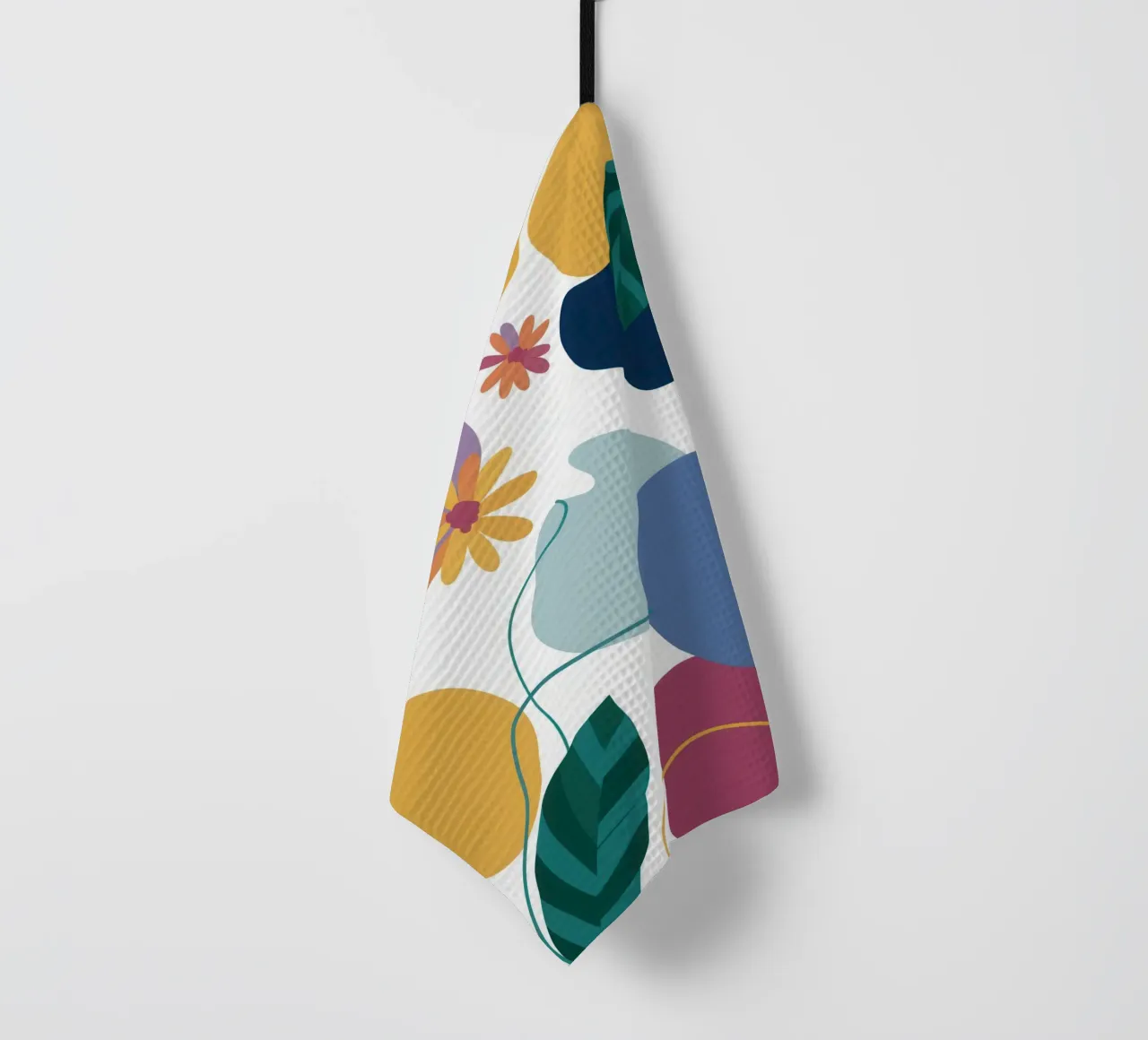 Zachte abstracte stroom theedoek van Obs Canvas