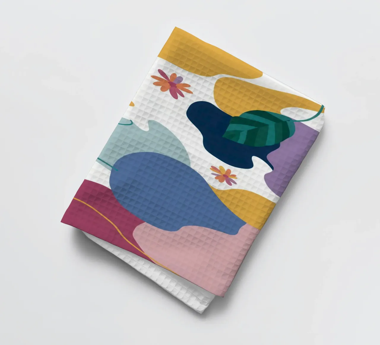 Zachte abstracte stroom theedoek van Obs Canvas