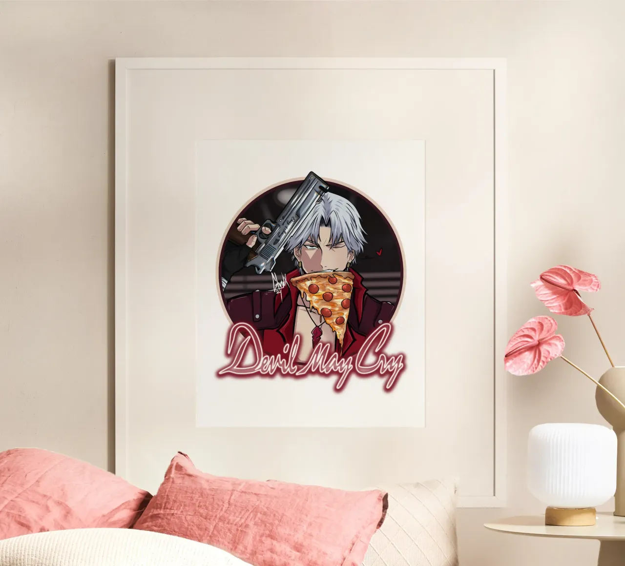 Devil May Cry 4 poster da https://www.juniqe.com/uk/shop/Henndraws
