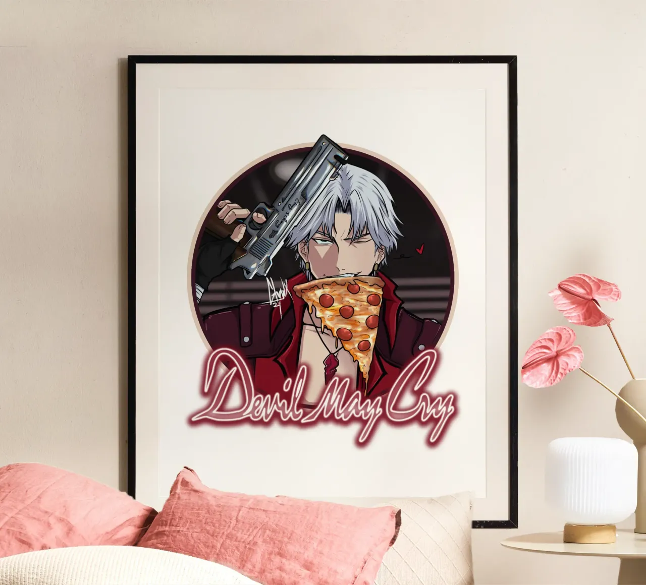 Devil May Cry 4 poster da https://www.juniqe.com/uk/shop/Henndraws