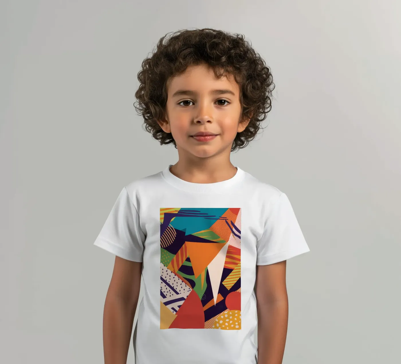 Vibrant Pattern Collage Kinder T-Shirt von Frosh Pallete