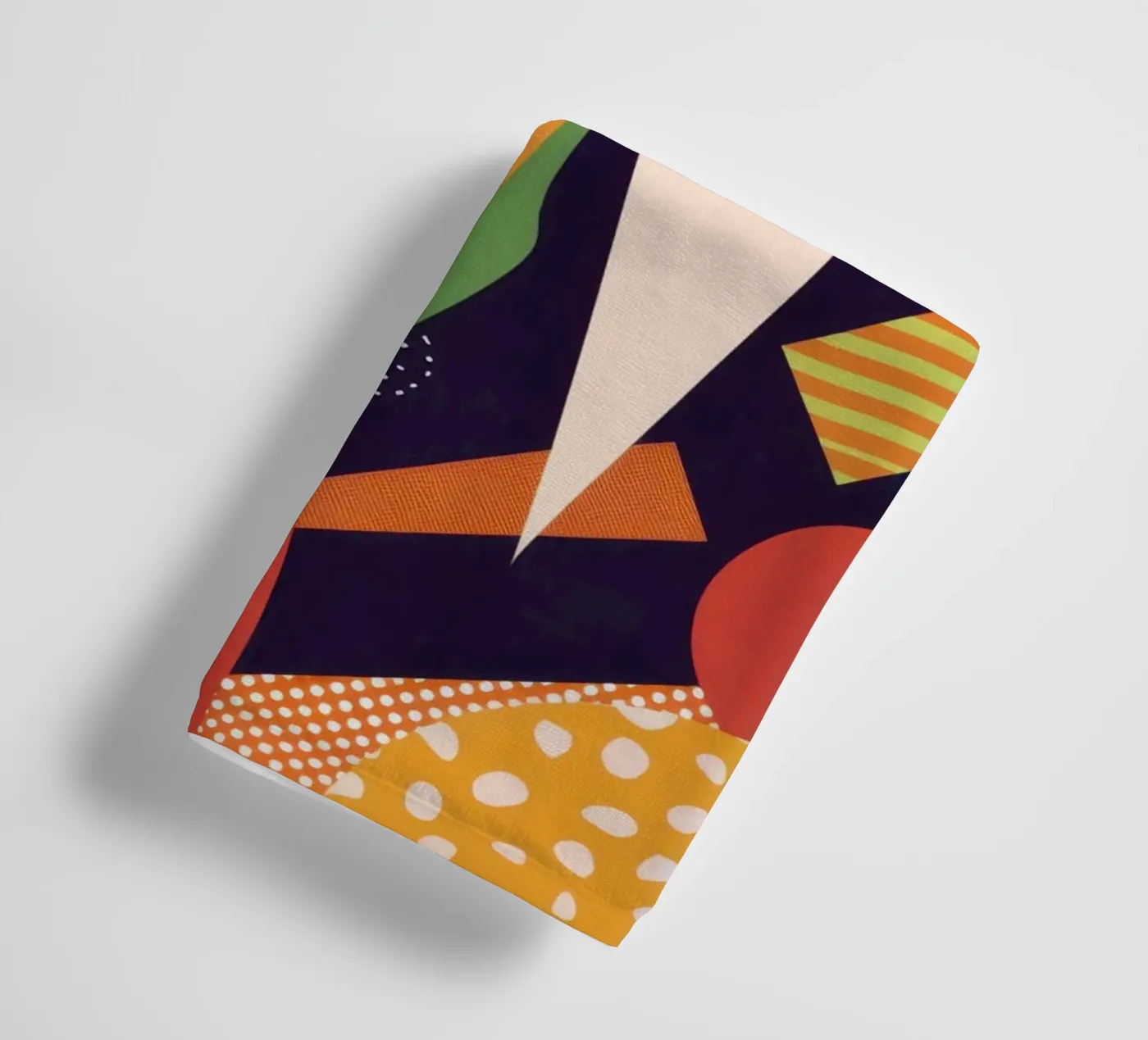 Vibrant Pattern Collage towel by Frosh Pallete