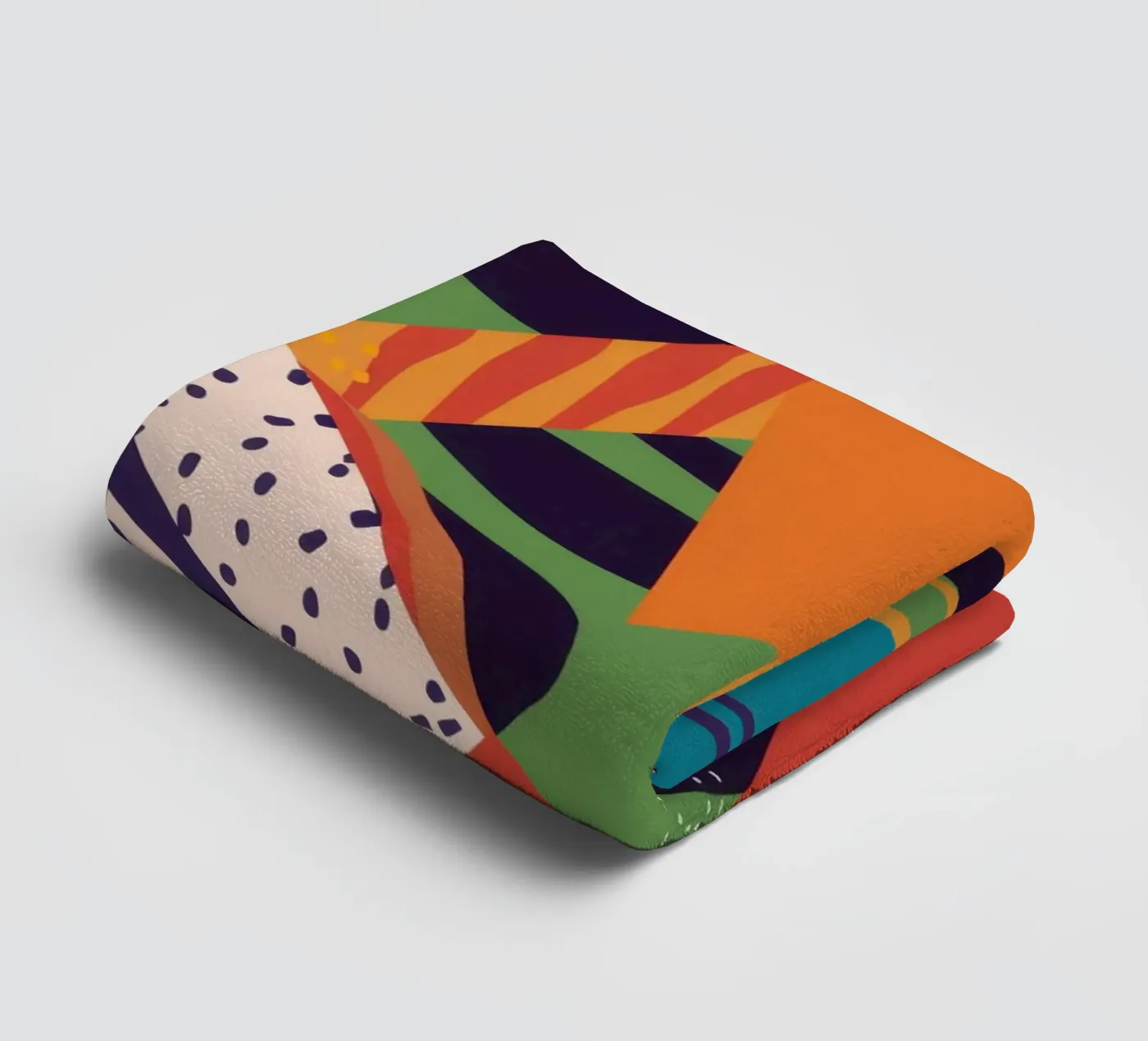 Vibrant Pattern Collage towel by Frosh Pallete