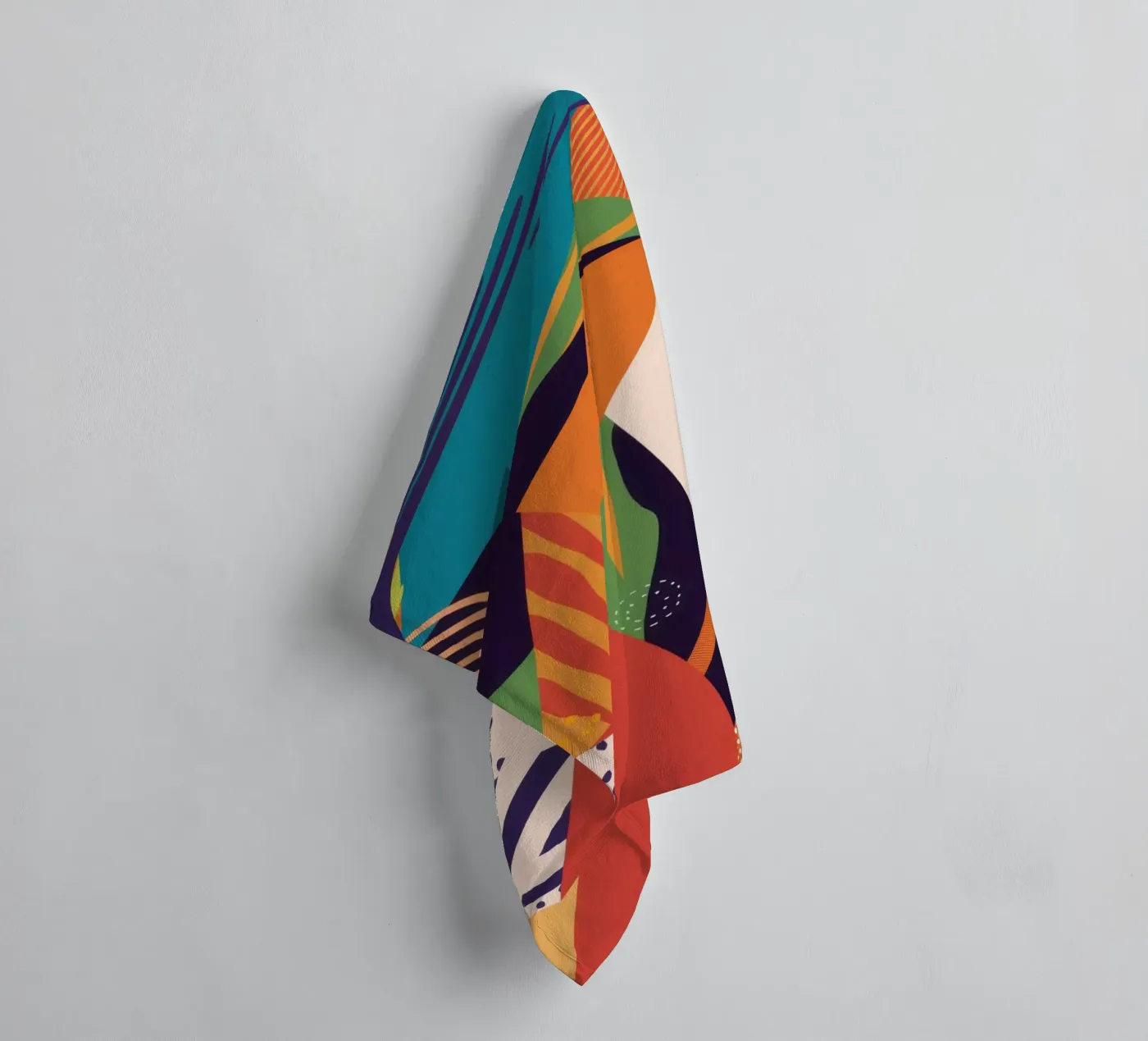 Vibrant Pattern Collage towel by Frosh Pallete