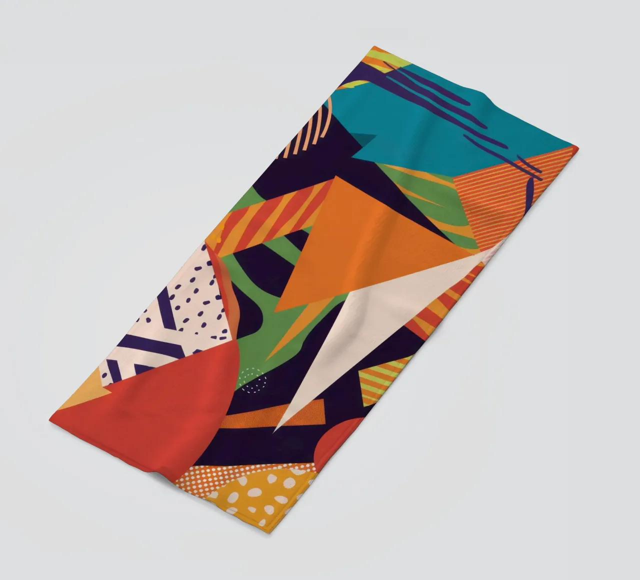 Collage di motivi vibranti telo mare da Frosh Pallete