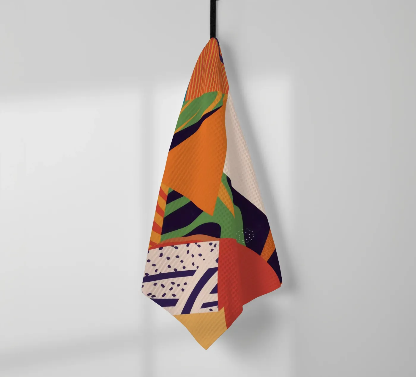 Vibrant Pattern Collage tea towel by Frosh Pallete