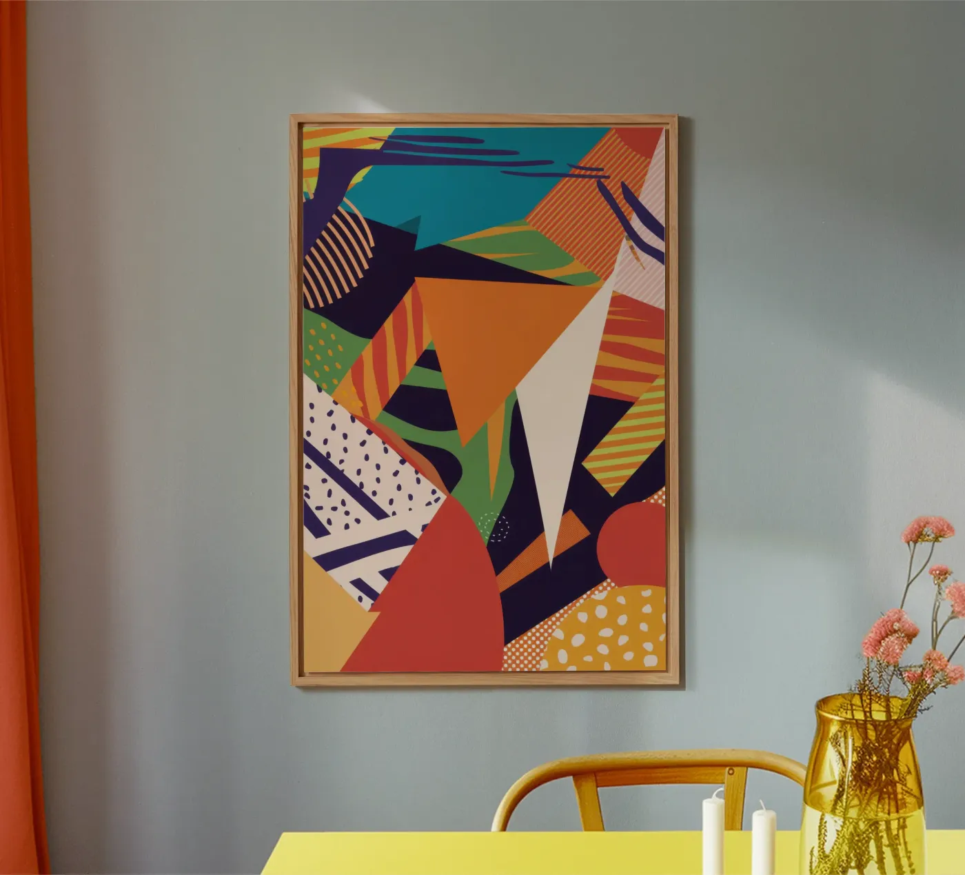 Vibrant Pattern Collage panneau forex de Frosh Pallete