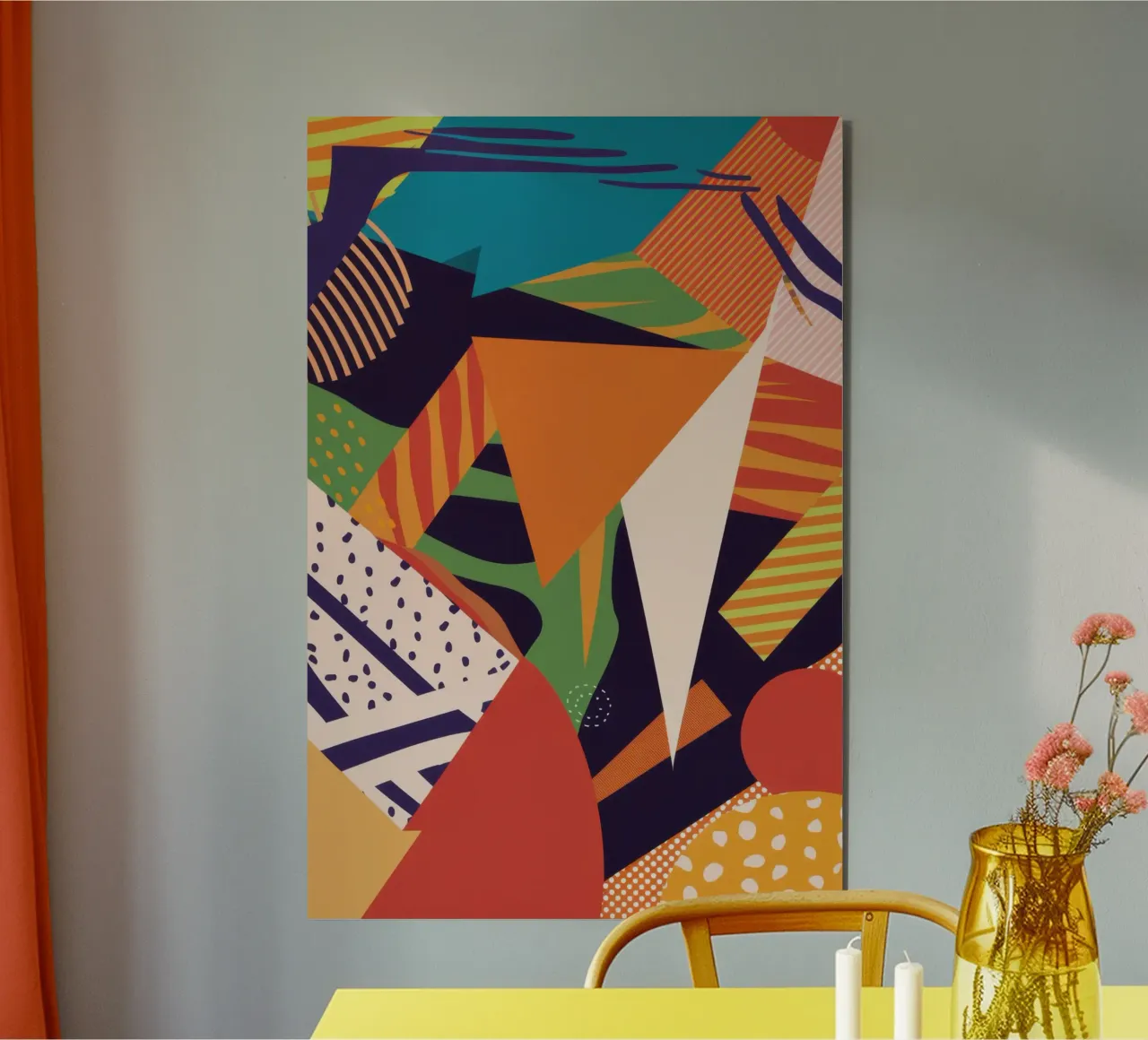 Vibrant Pattern Collage forex plate by Frosh Pallete