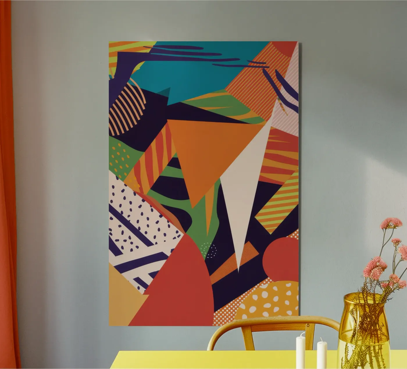 Vibrant Pattern Collage panneau forex de Frosh Pallete