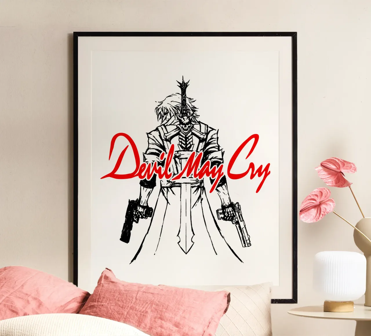 Devil May Cry 5 poster da https://www.juniqe.com/uk/shop/Henndraws