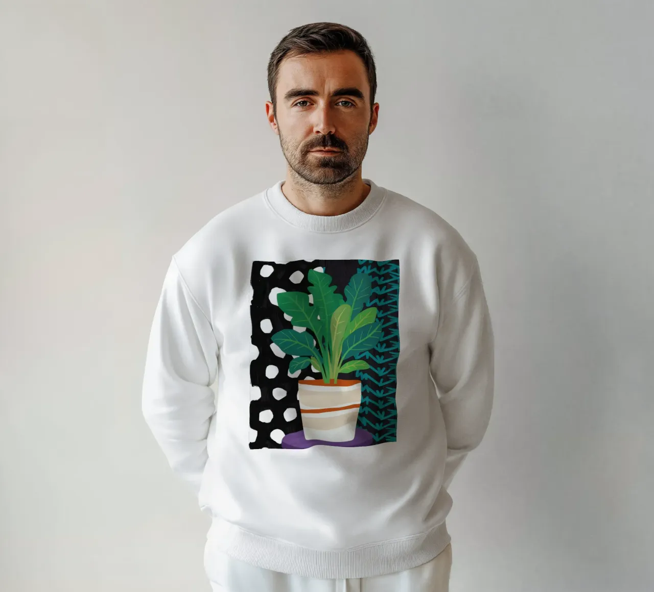 Monstera a pois felpa da Thistle Bloom