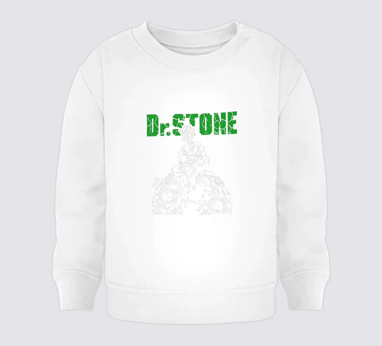 Dr Stone Temporada 3 V1 sudadera de bebé de https://www.juniqe.com/uk/shop/Henndraws